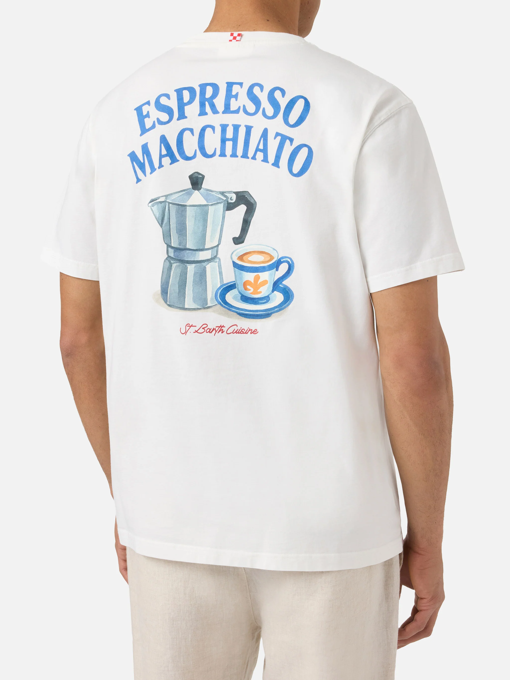 T-shirt Portland panna con stampa Espresso Macchiato - Image 4