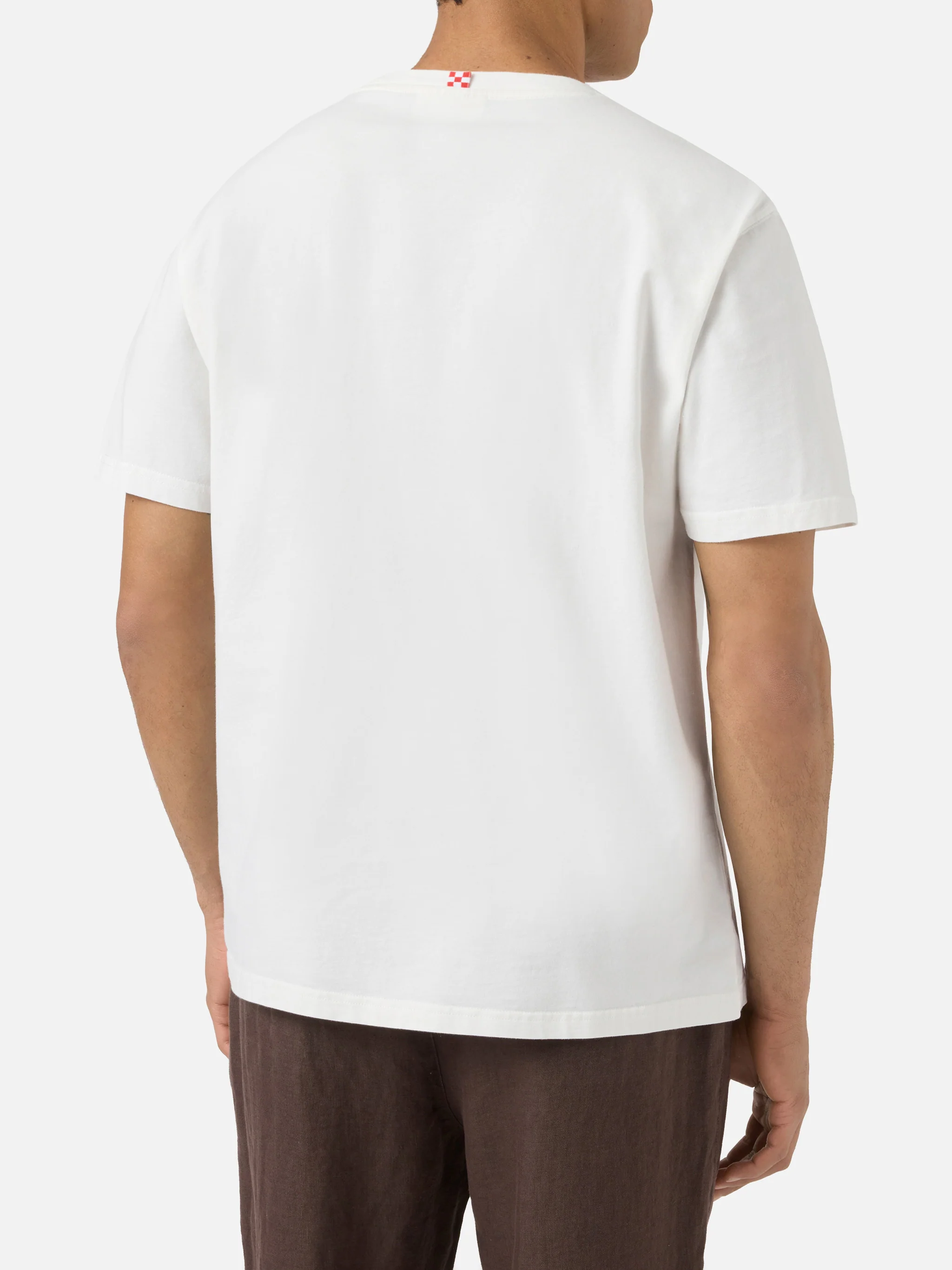T-shirt Portofino panna con ricamo Correggimi Se Sbaglio - Image 4