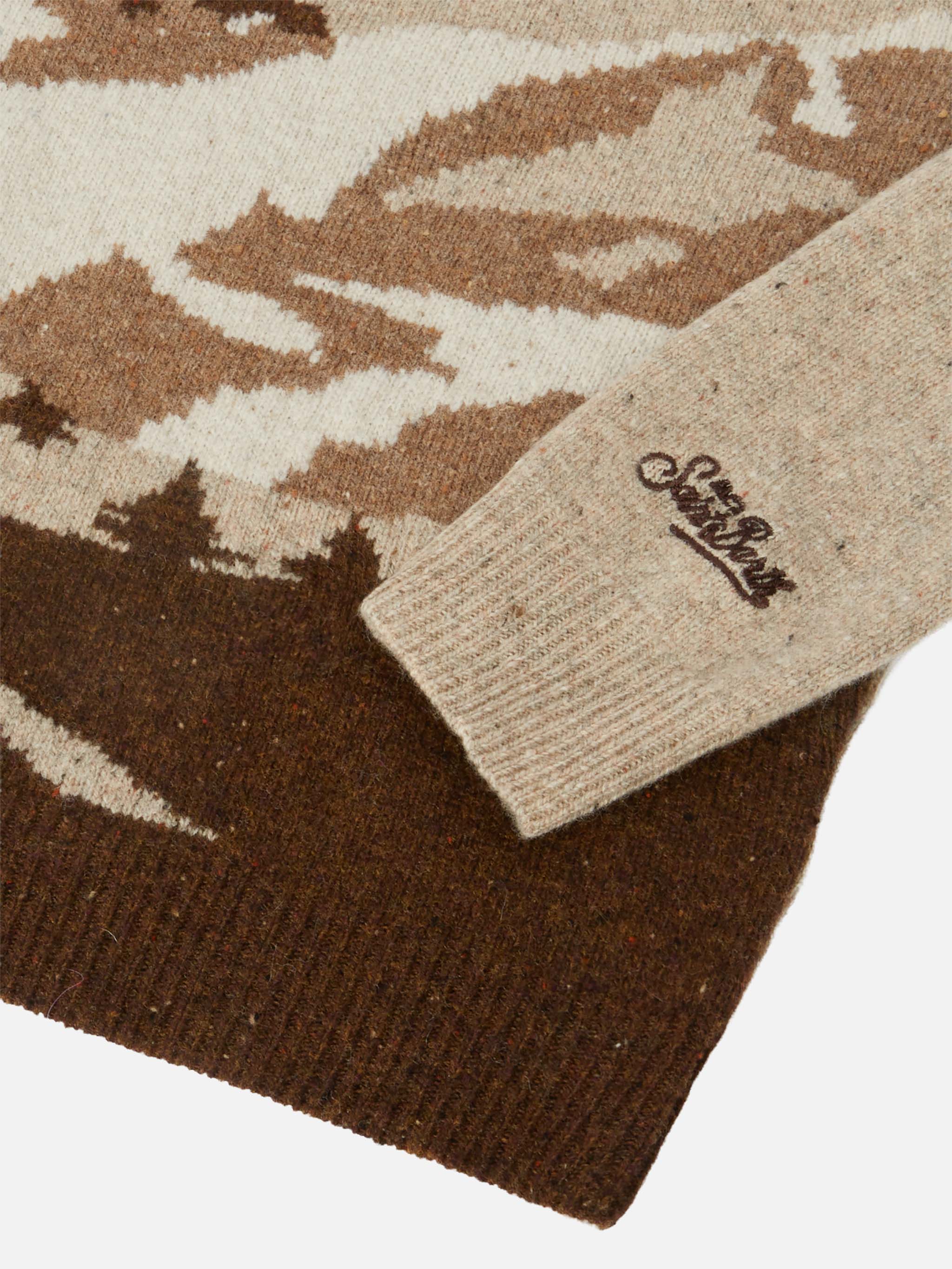 Maglione girocollo Douglas con jacquard cartolina Courchevel - Image 4