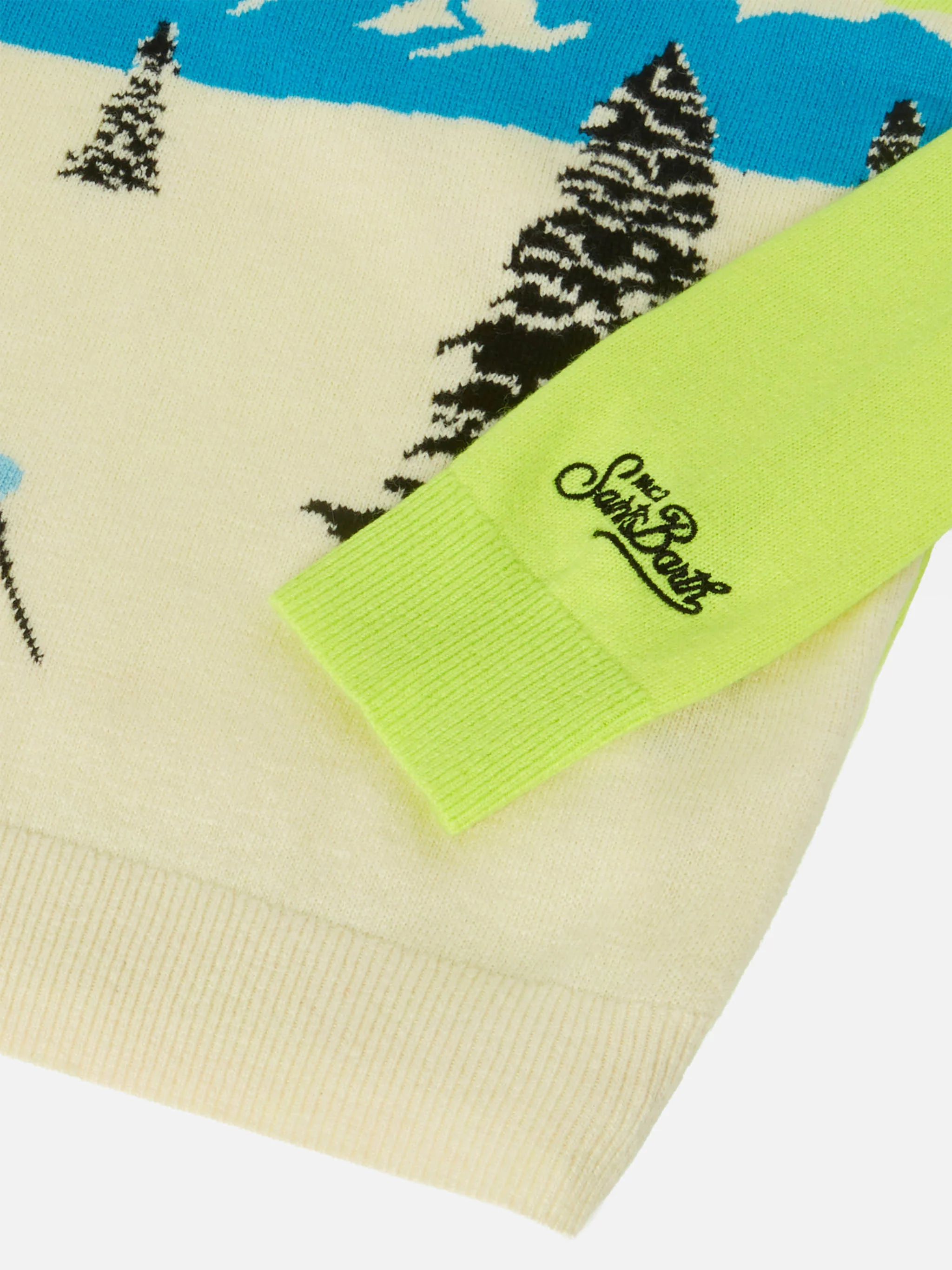 Maglione girocollo Douglas con jacquard cartolina off-piste - Image 3