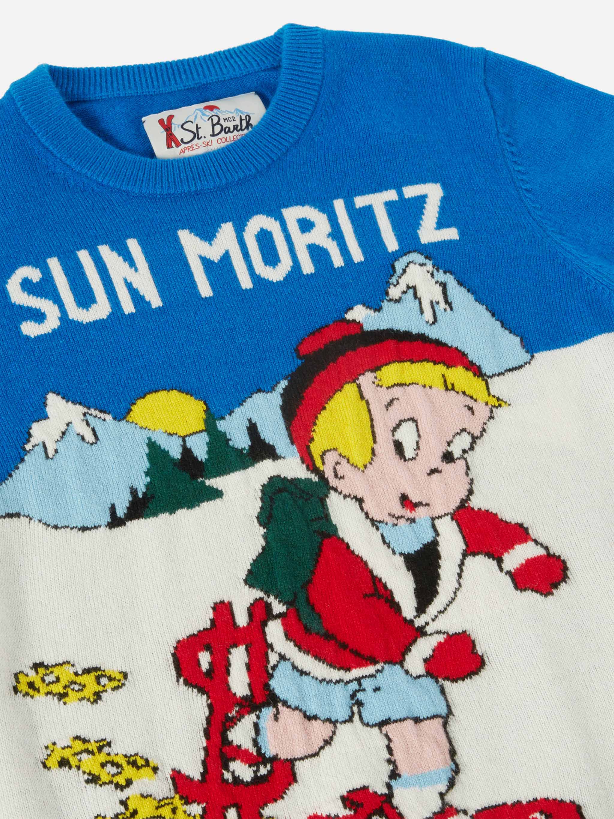 Girocollo Douglas con jacquard Richie Rich | SPECIAL EDITION RICHIE RICH - Image 2
