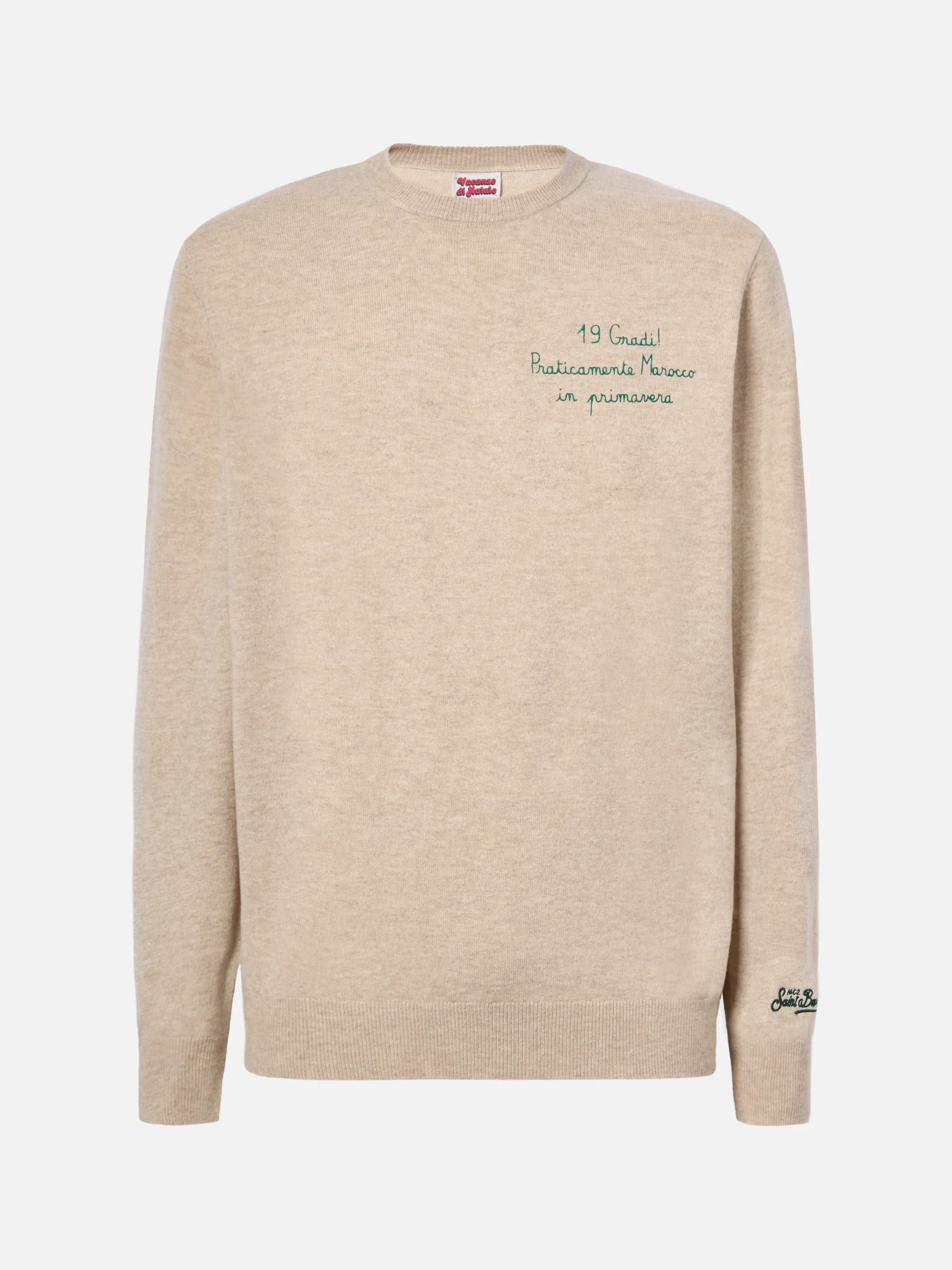 Maglione a girocollo Heron Light con ricamo 19 gradi. Praticamente Marocco in primavera! | YUPPIES SPECIAL EDITION - Image 5