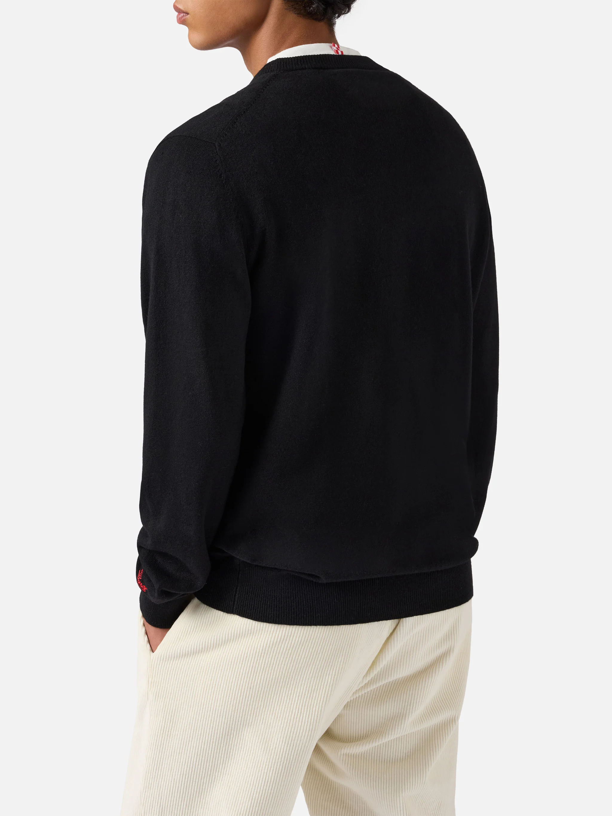 Maglione a girocollo Heron Light con ricamo Caffè Corretti  Negroni Sbagliati - Image 4