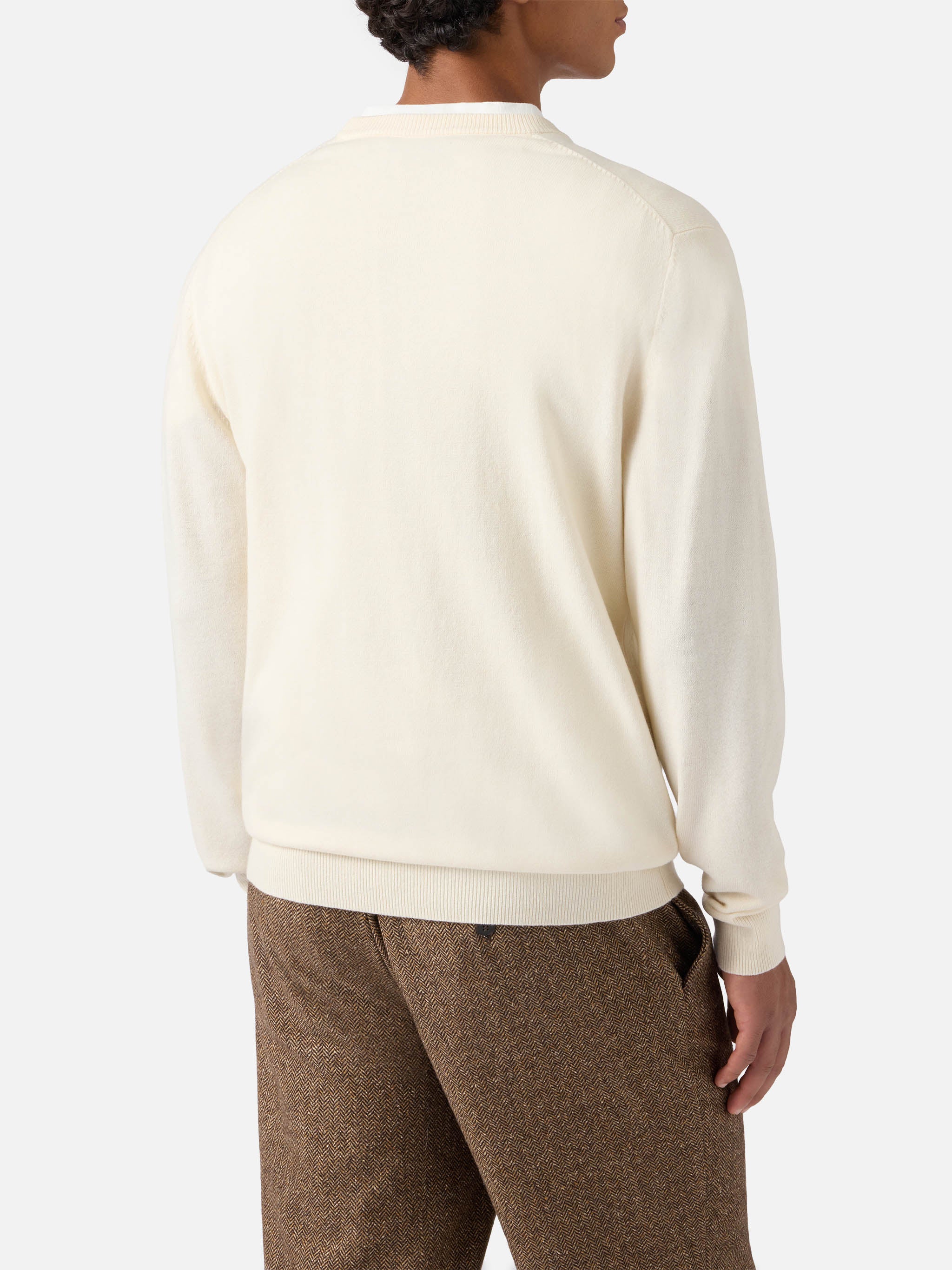 Maglione a girocollo Heron Light con ricamo Coke is too expensive - Image 3