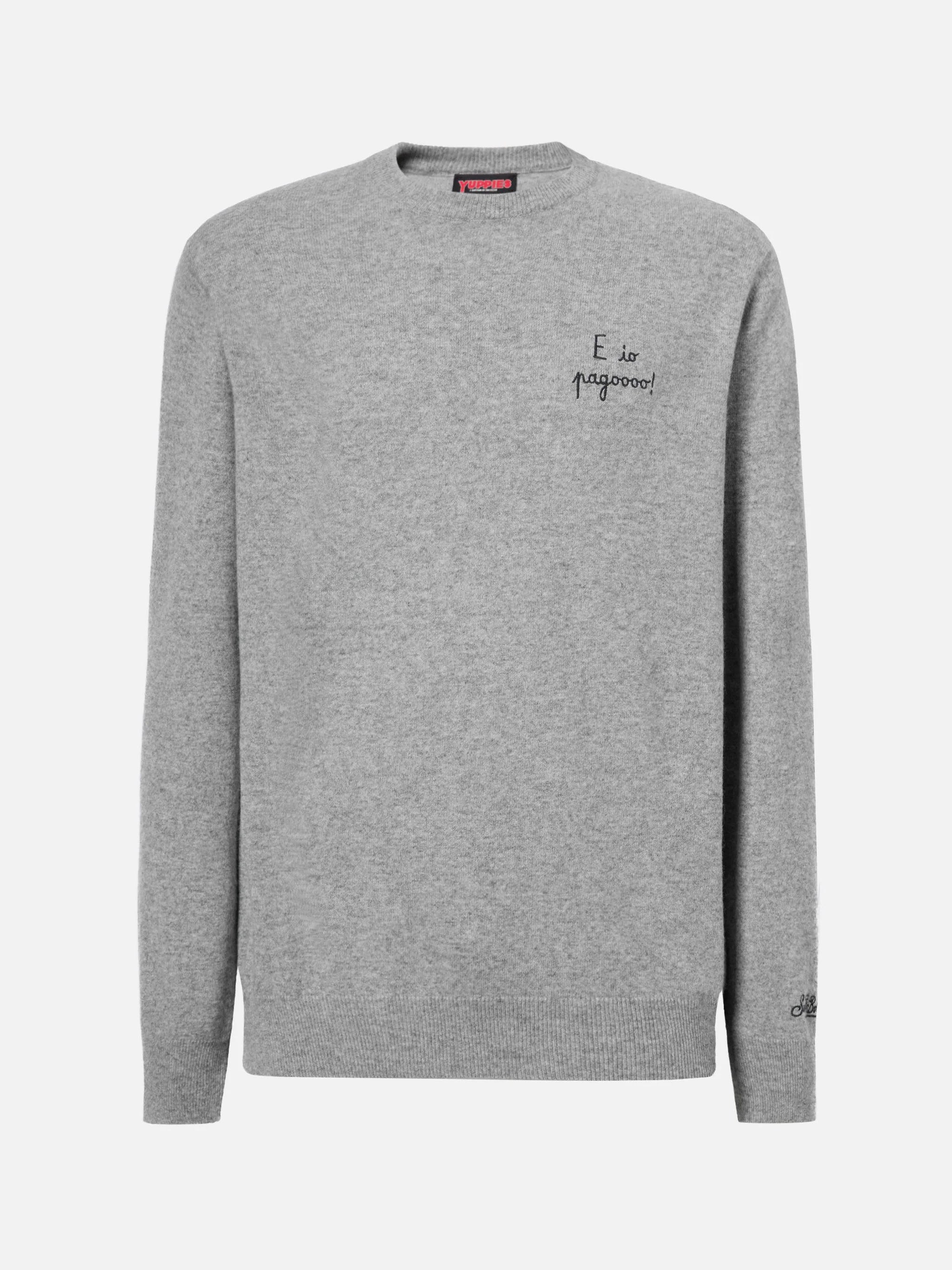 Maglione a girocollo Heron Light con ricamo E io pagooo | YUPPIES SPECIAL EDITION - Image 5