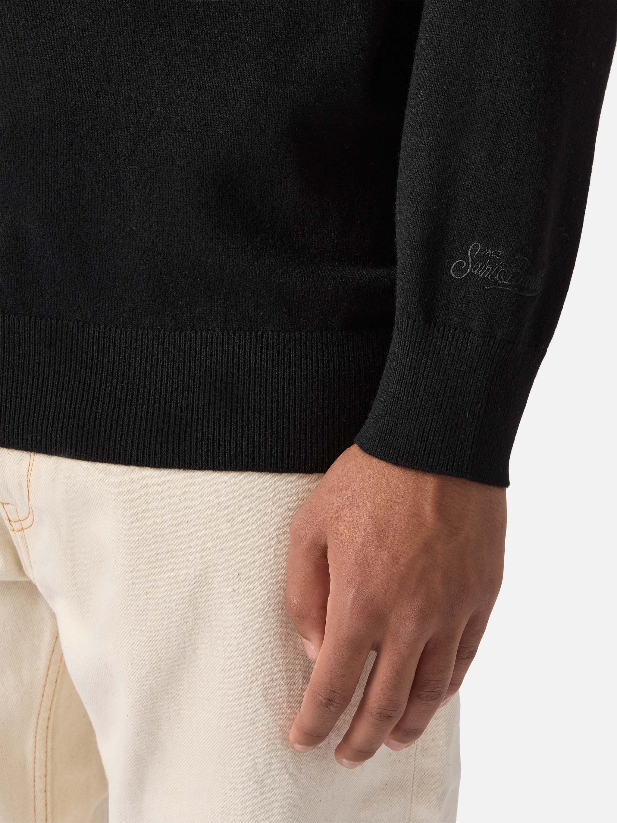Maglione a girocollo Heron Light con ricamo Golden Power - Image 3