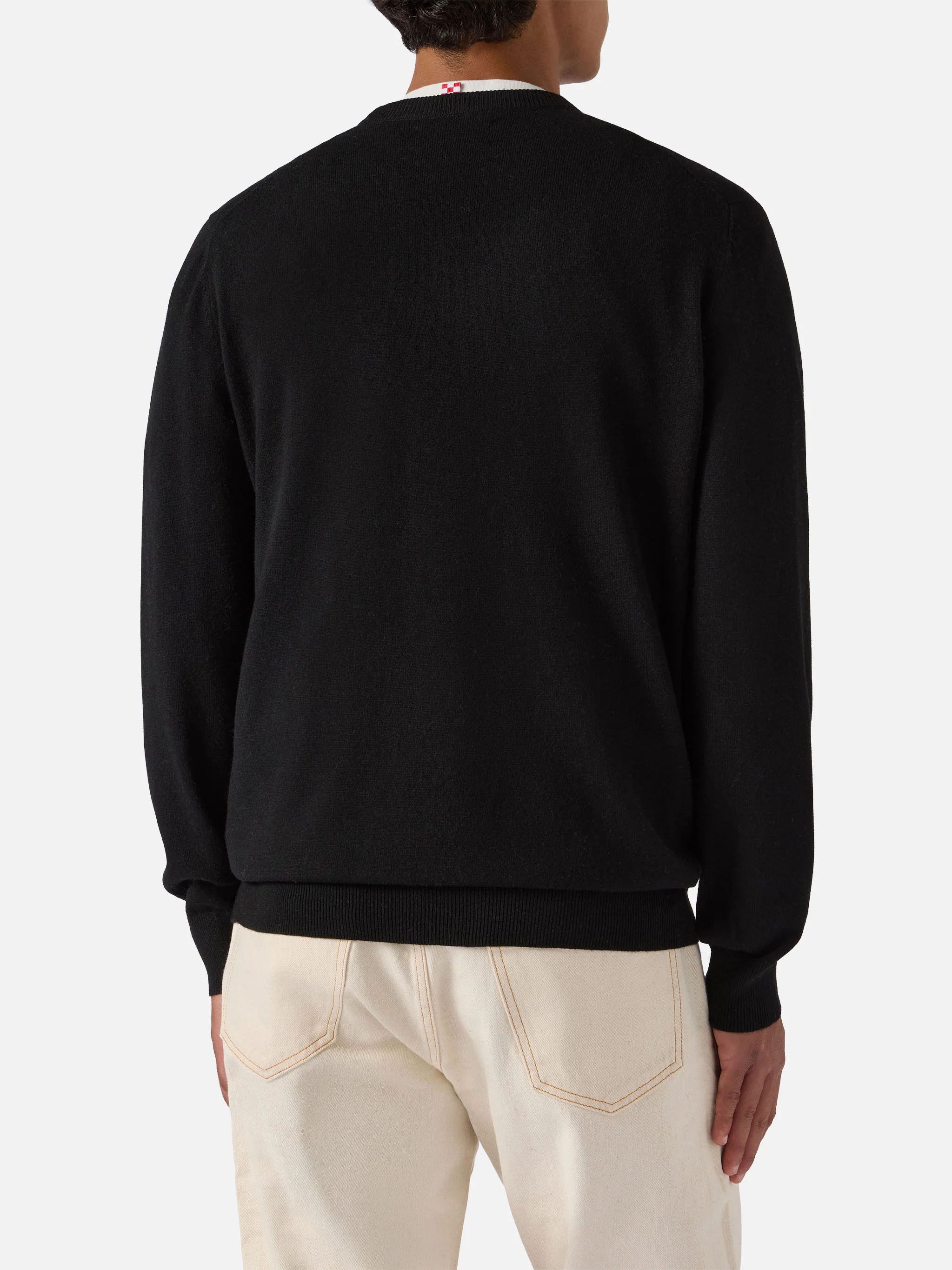 Maglione a girocollo Heron Light con ricamo Golden Power - Image 4