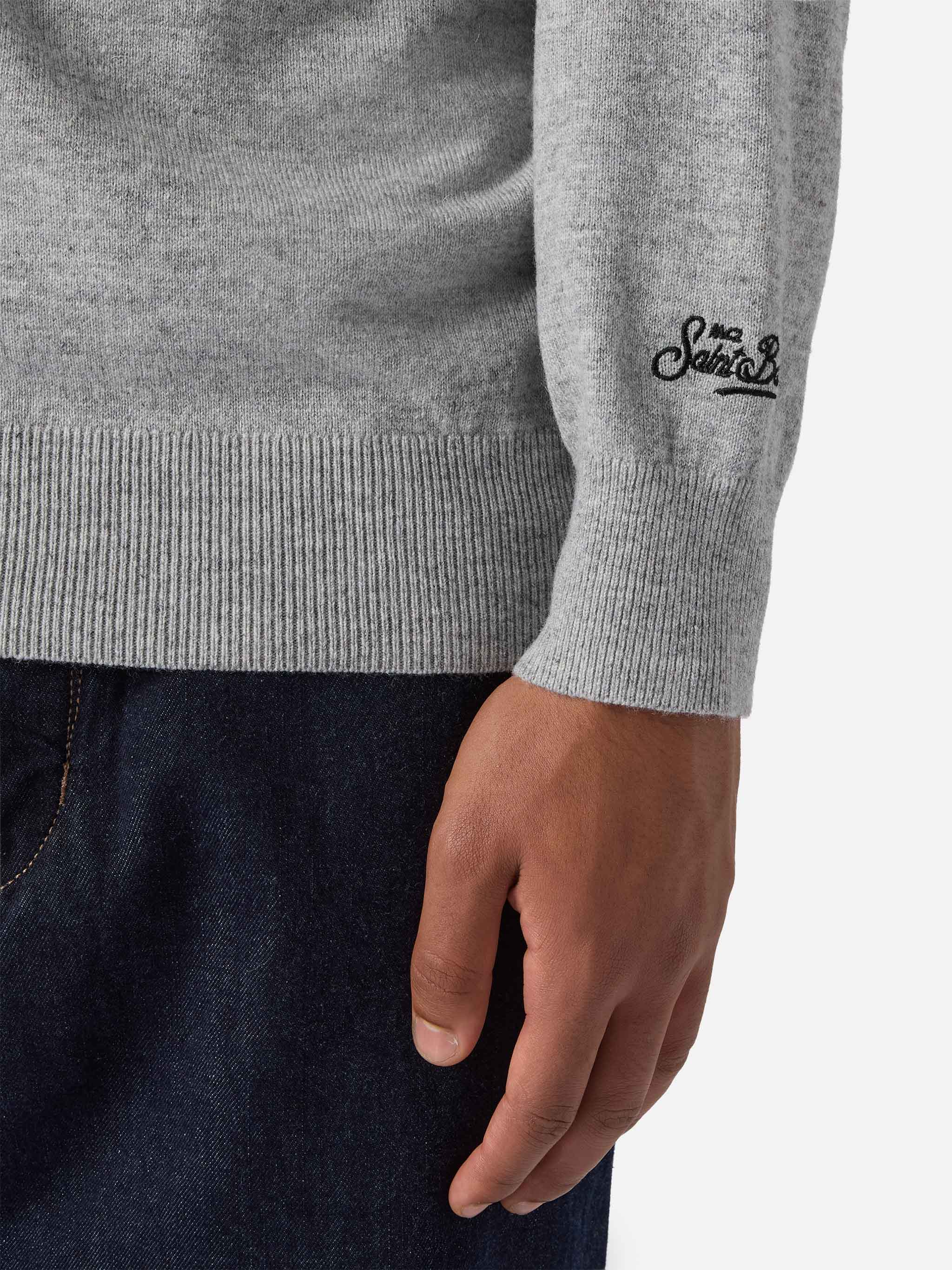 Maglione a girocollo Heron Light con ricamo Il mare d'inverno - Image 3