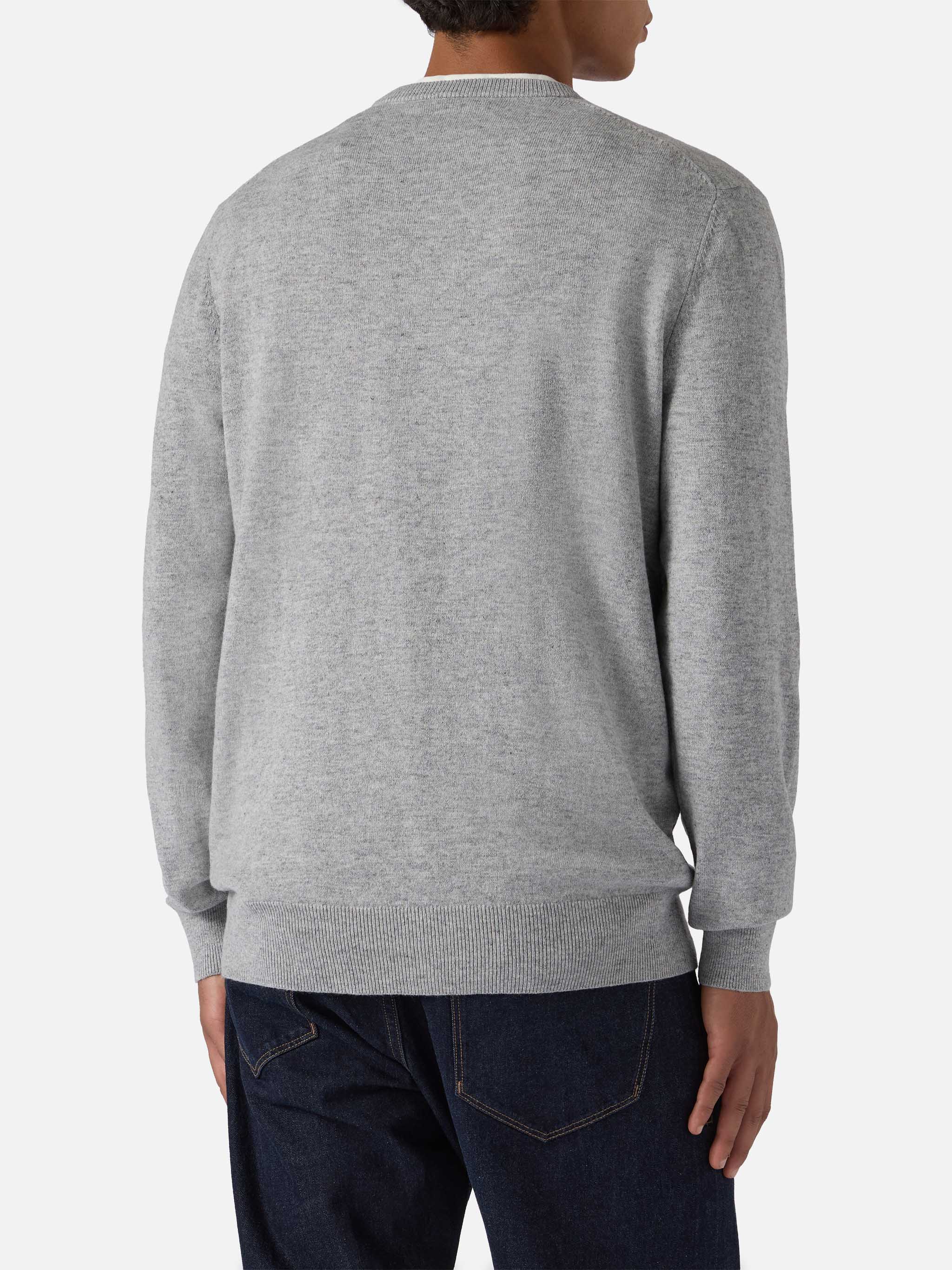 Maglione a girocollo Heron Light con ricamo Il mare d'inverno - Image 4