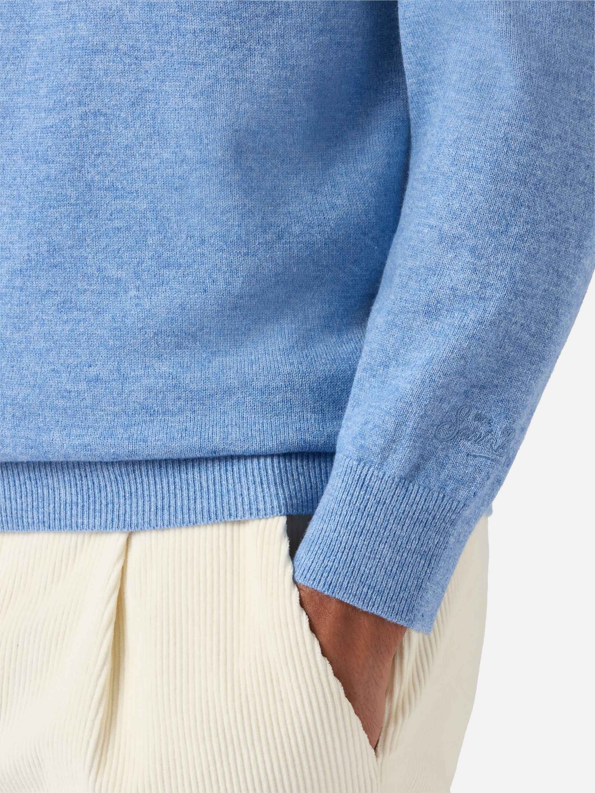 Maglione a girocollo Heron Light con ricamo La felicità è nelle piccole cose - Image 3