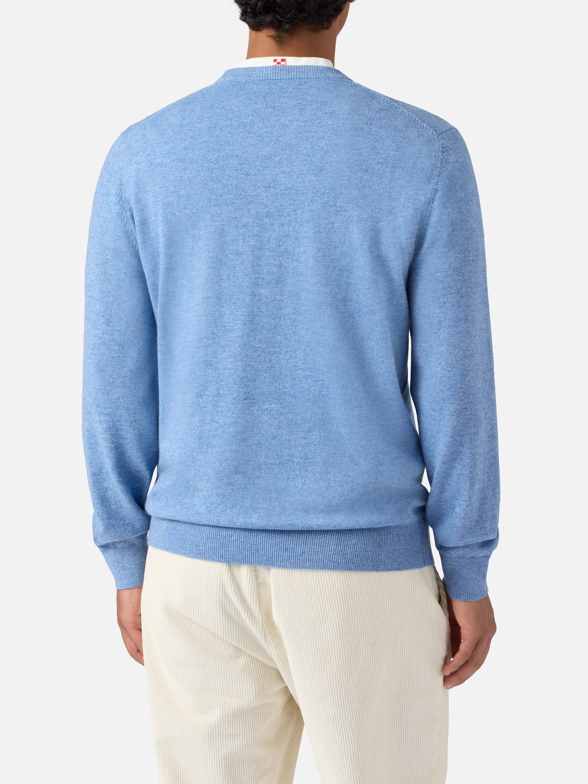 Maglione a girocollo Heron Light con ricamo La felicità è nelle piccole cose - Image 4