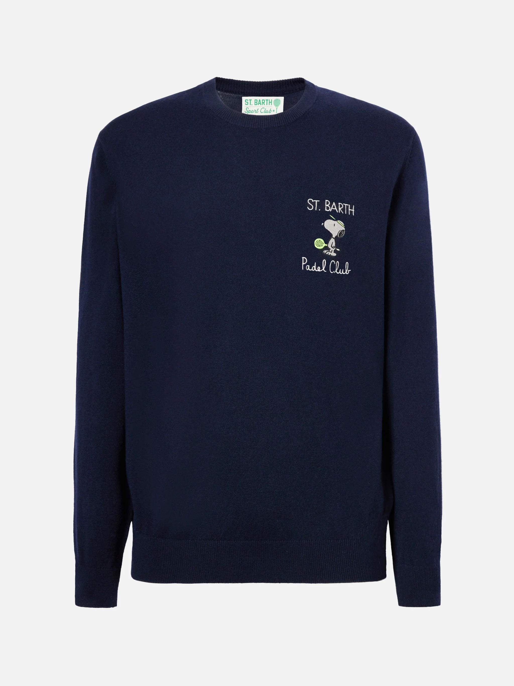 Maglione a girocollo Heron Light con ricamo Snoopy padel club | PEANUTS SPECIAL EDITION - Image 4