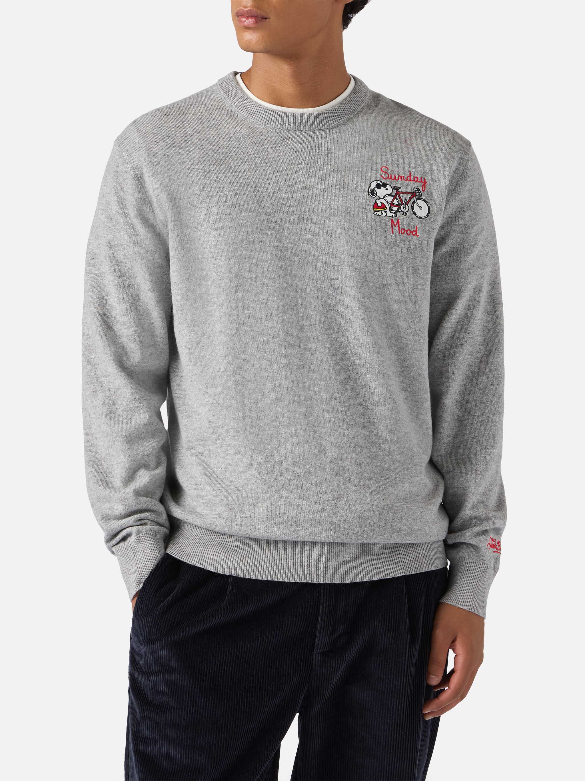 Maglione a girocollo Heron Light con ricamo Snoopy Sunday Mood | PEANUTS SPECIAL EDITION - Image 2