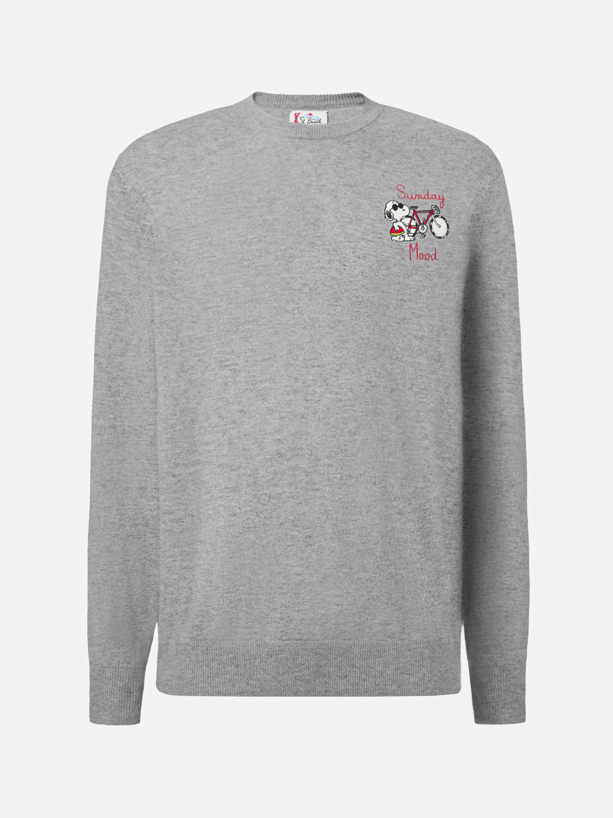 Maglione a girocollo Heron Light con ricamo Snoopy Sunday Mood | PEANUTS SPECIAL EDITION - Image 5