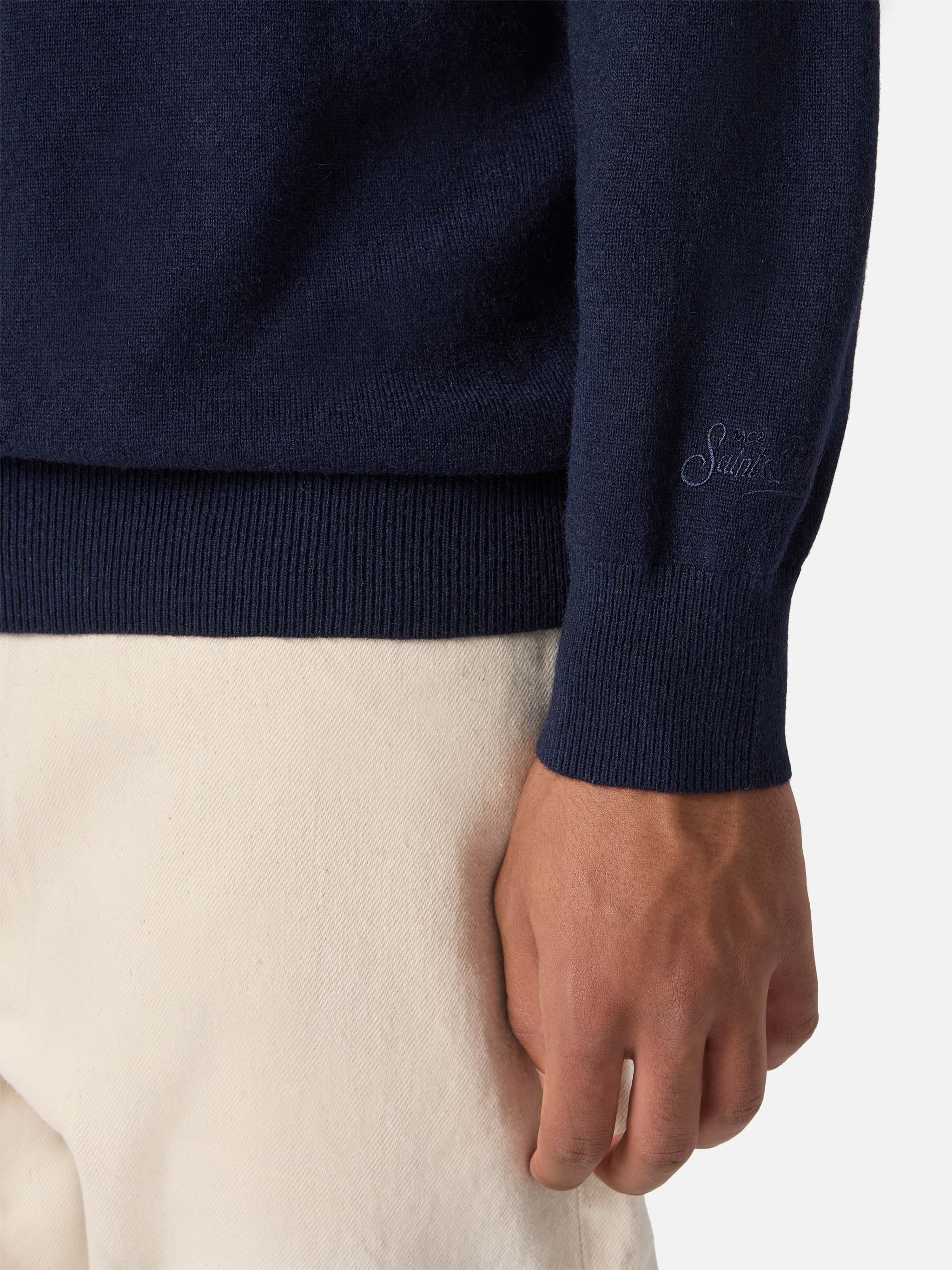 Maglione a girocollo Heron Light con ricamo orologio Time is Money - Image 3