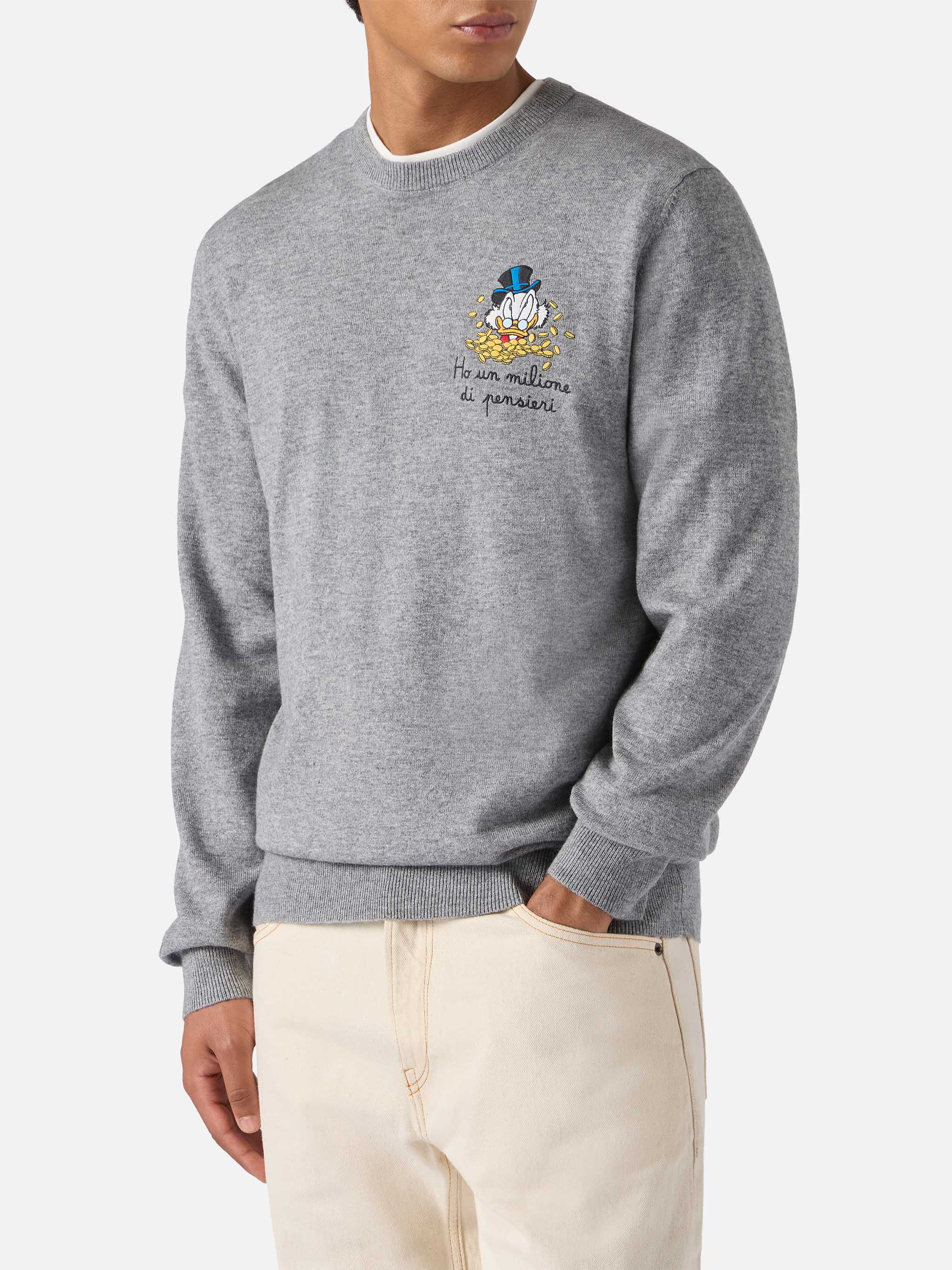 Maglione a girocollo Heron Light con ricamo zio Paperone | DISNEY SPECIAL EDITION - Image 2