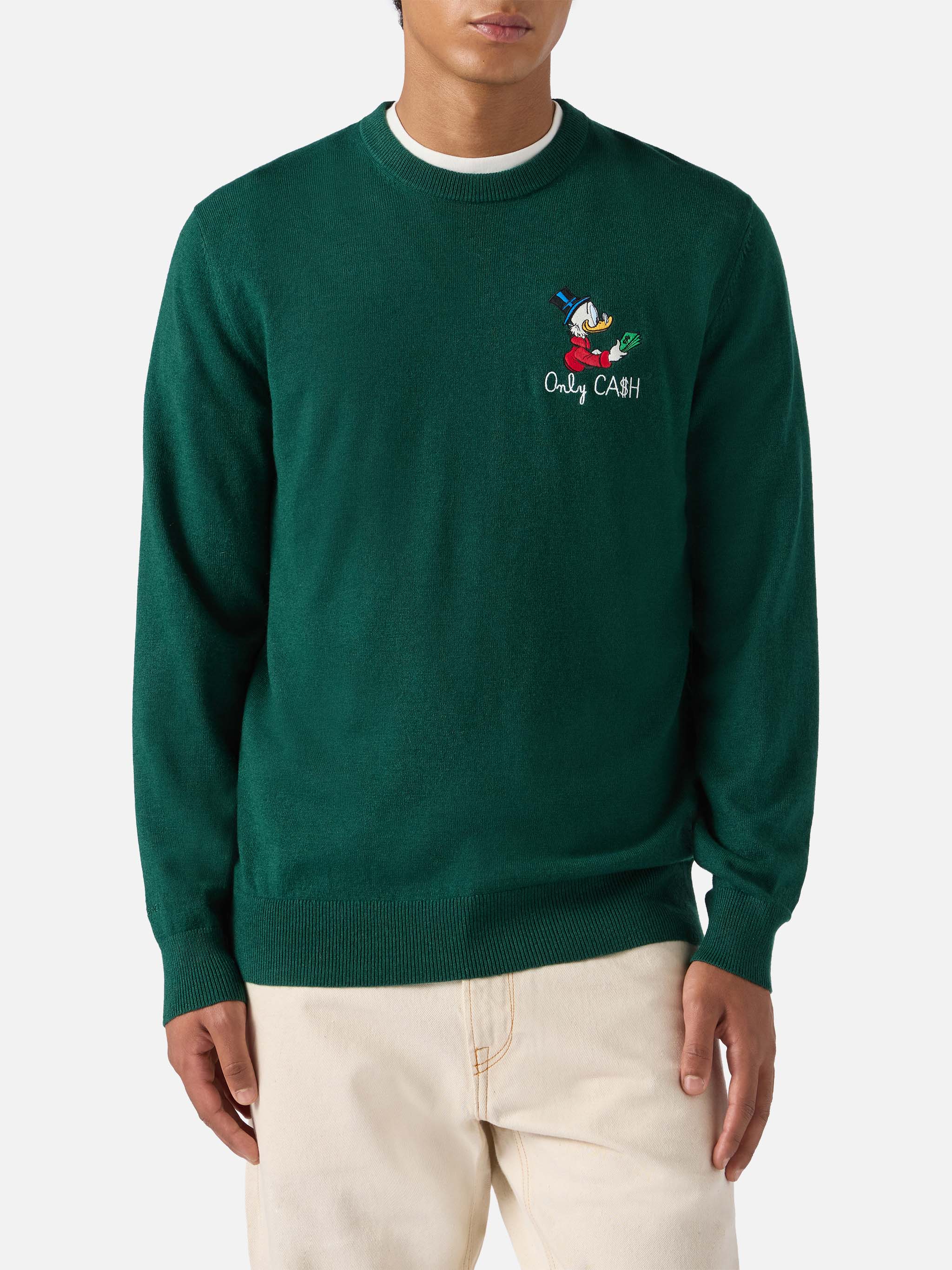 Maglione a girocollo Heron Light con ricamo zio Paperone |DISNEY SPECIAL EDITION - Image 2