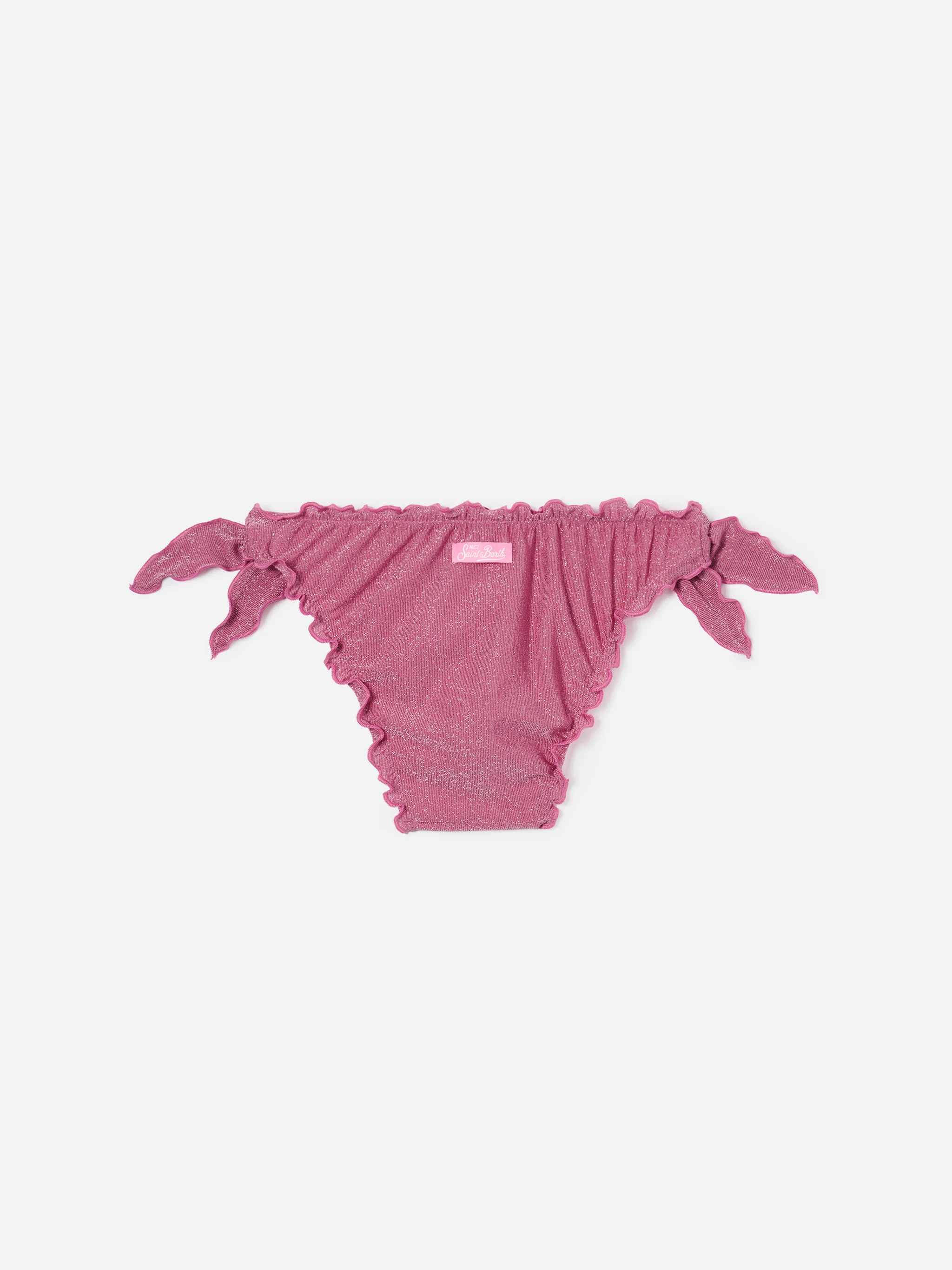Slip mare Cric rosa scuro in tessuto lurex elasticizzato - Image 2