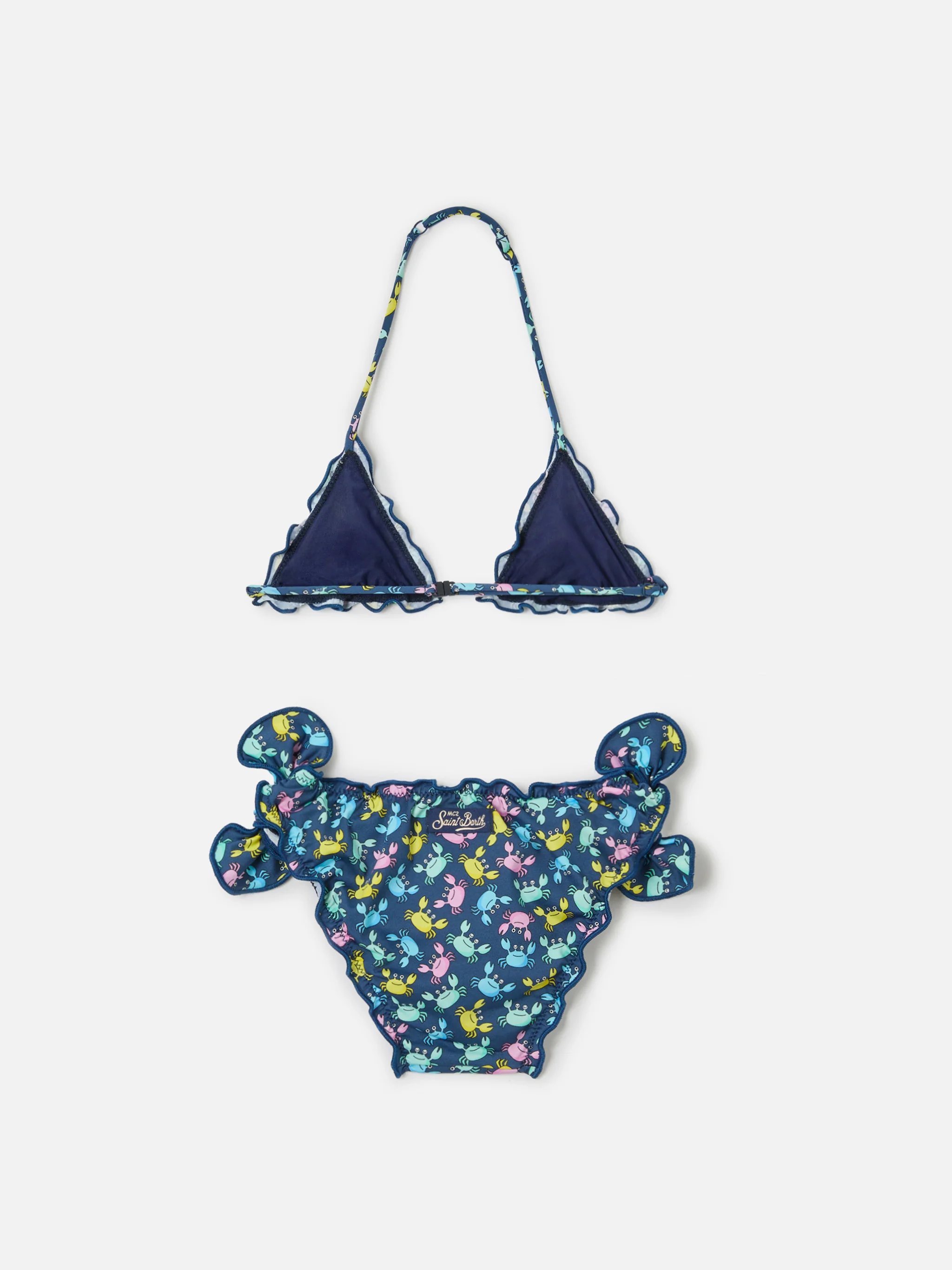 Bikini classico a triangolo Cris con stampa granchi - Image 2