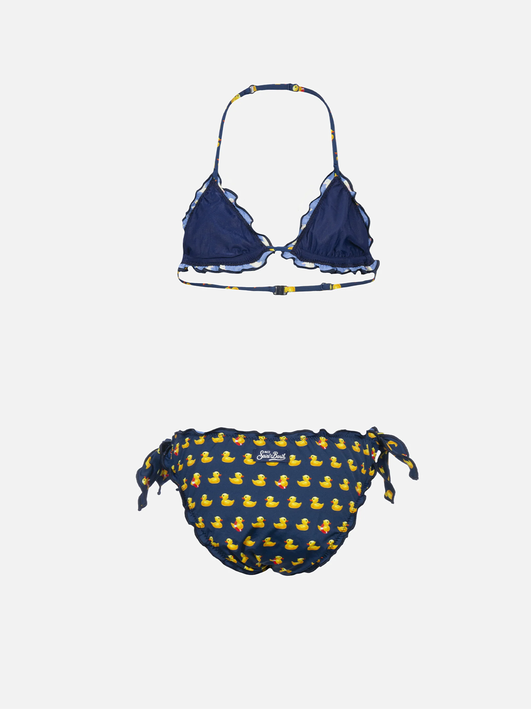 Bikini a triangolo classico Cris con stampa paperelle - Image 2