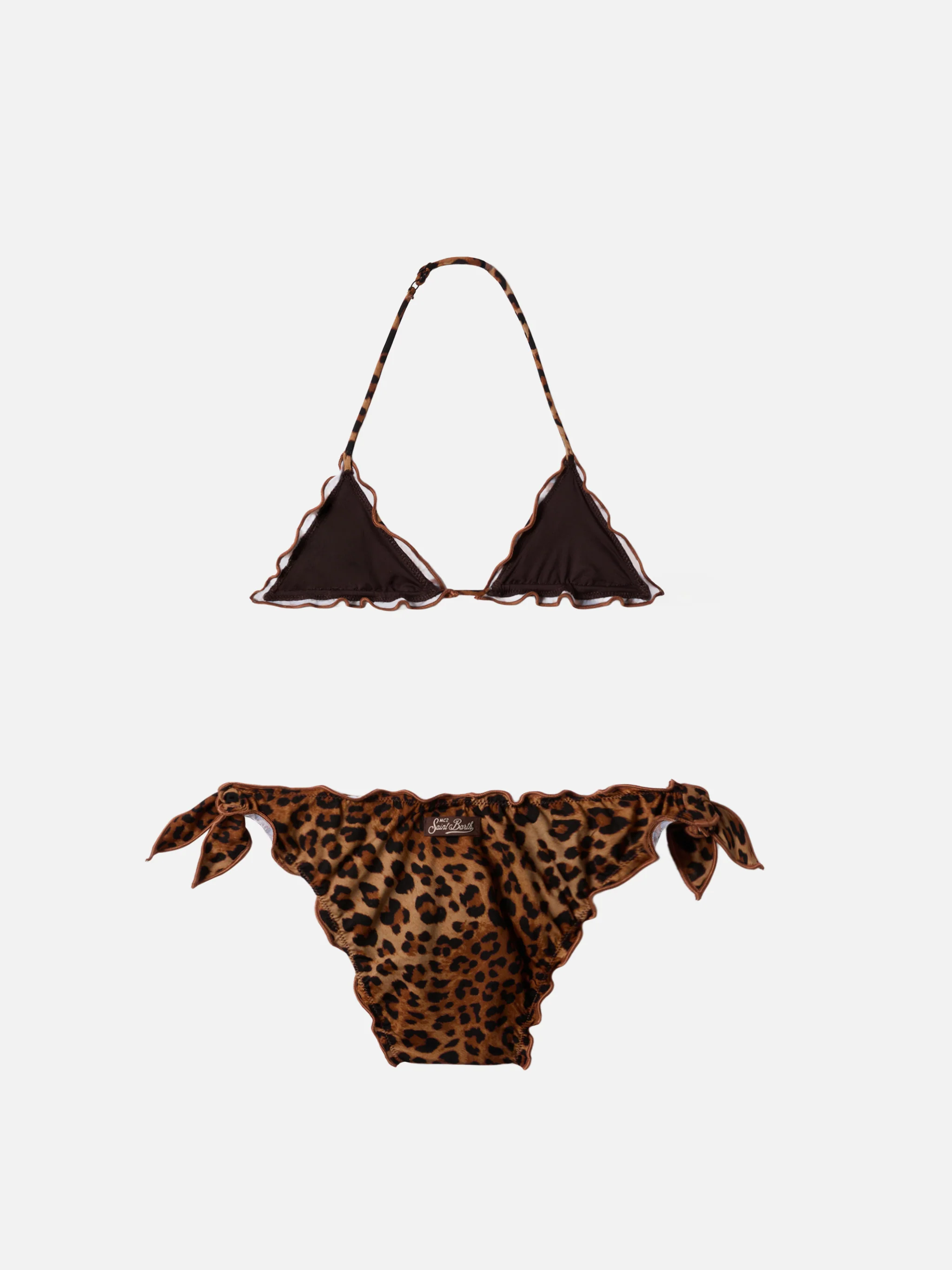 Bikini Cris in tessuto elasticizzato con stampa leopardata - Image 2