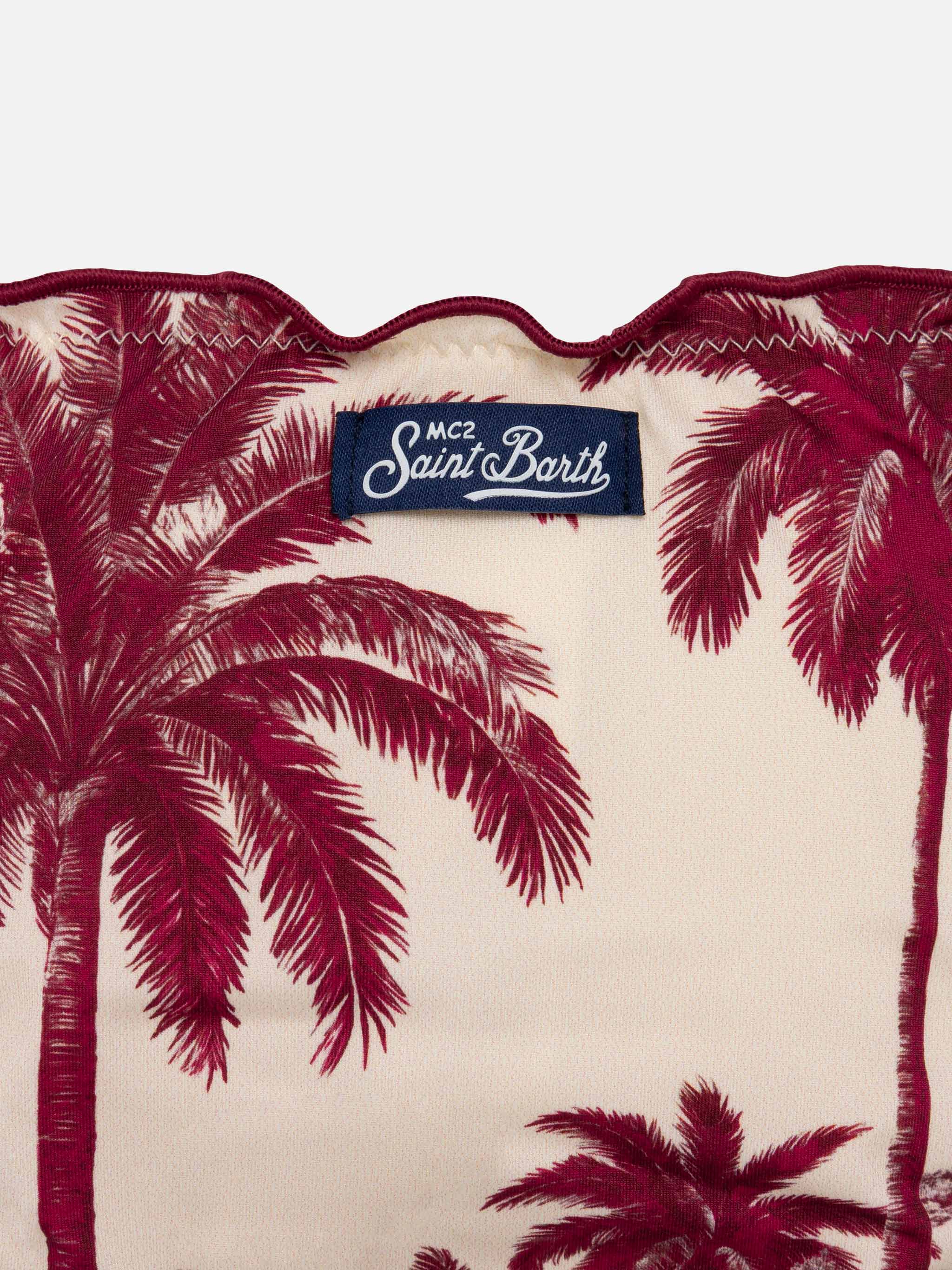 Bikini a triangolo classico Cris con stampa Toile de Jouy | AI CO-CREATED DESIGN BY RICKDICK - POWERED BY RED-EYE - Image 3