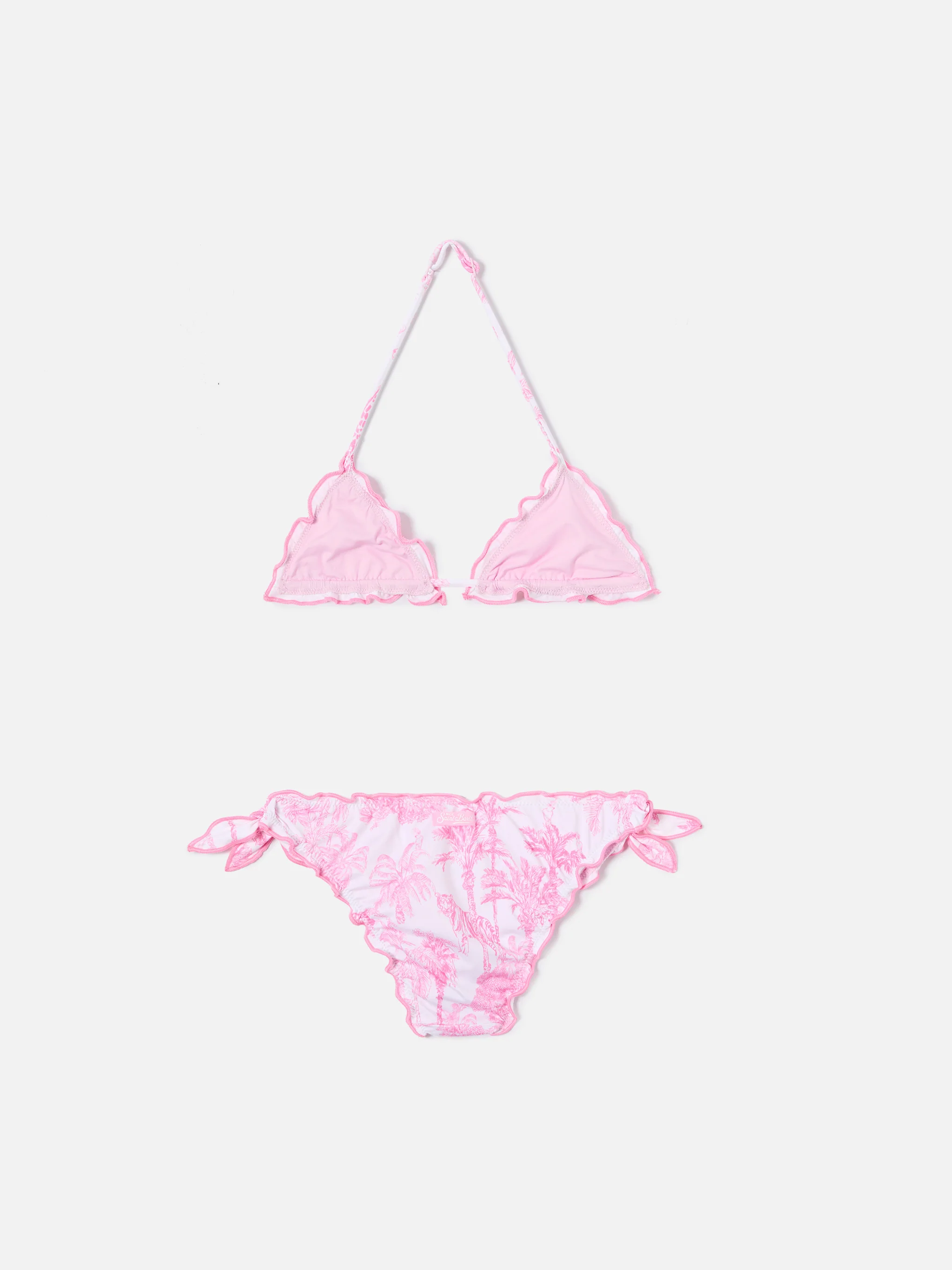 Bikini Cris in tessuto elasticizzato con stampa toile de jouy - Image 2