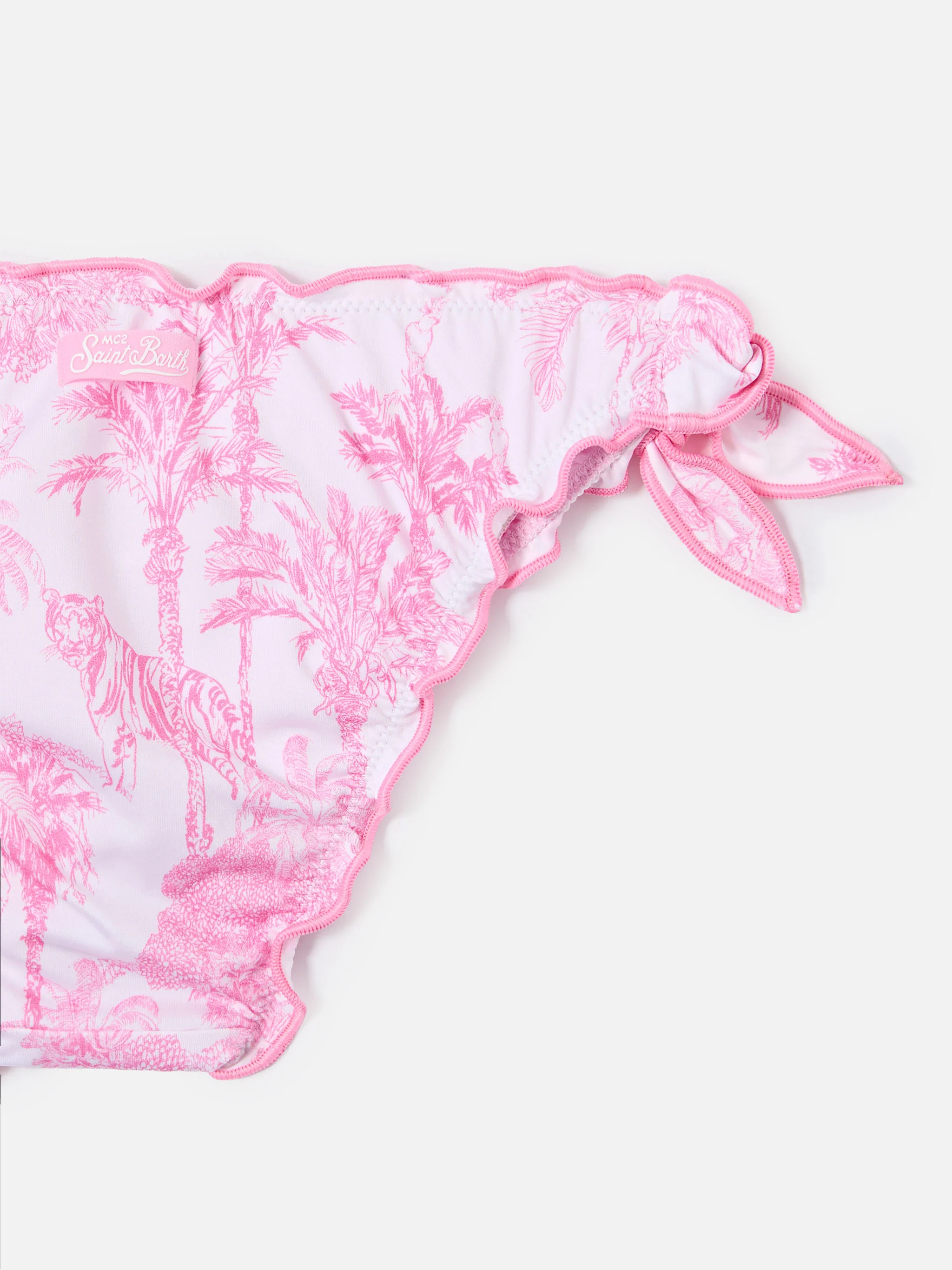 Bikini Cris in tessuto elasticizzato con stampa toile de jouy - Image 3