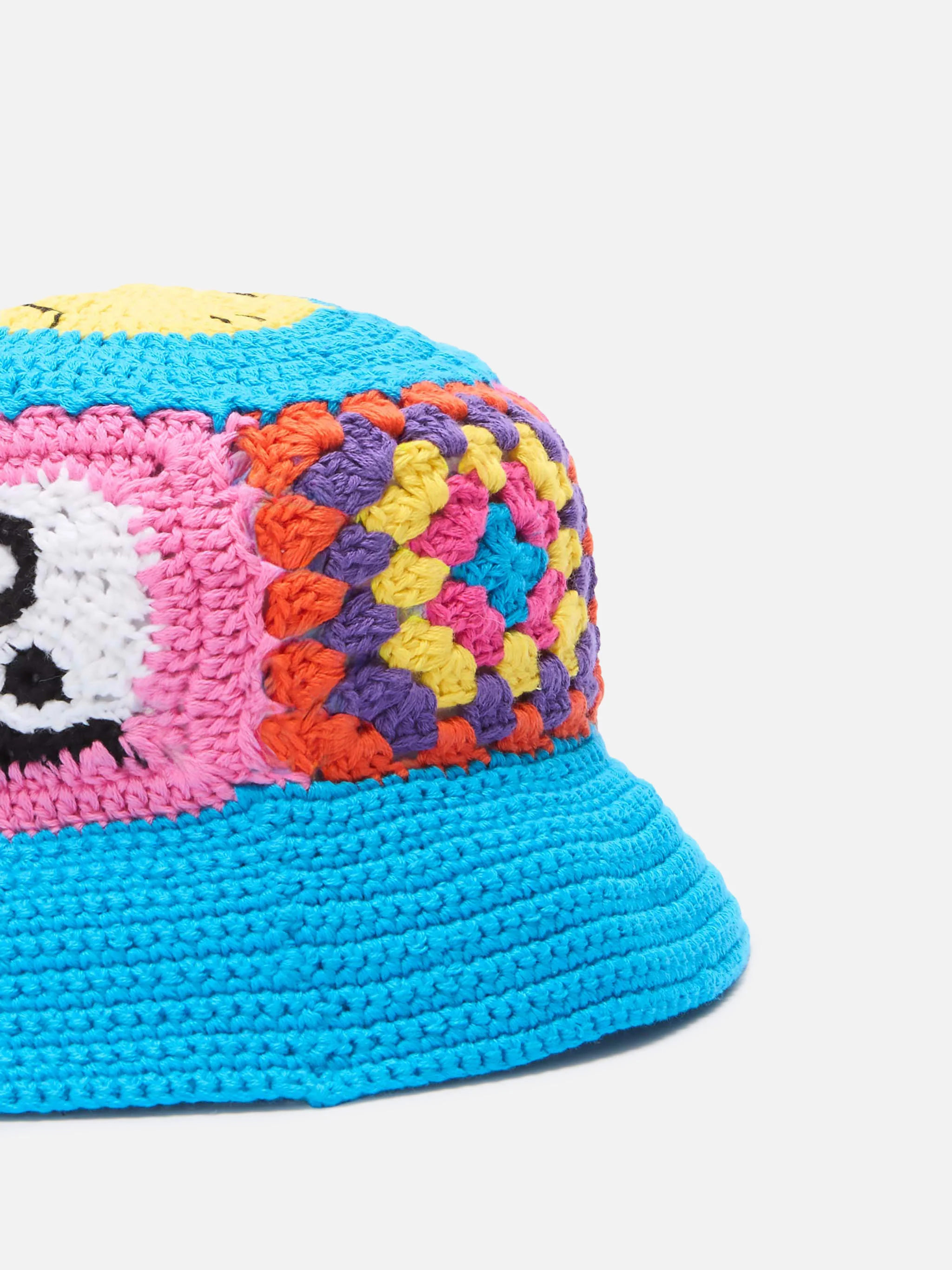 Cappello crochet Jr multicolor a piastrelle - Image 2