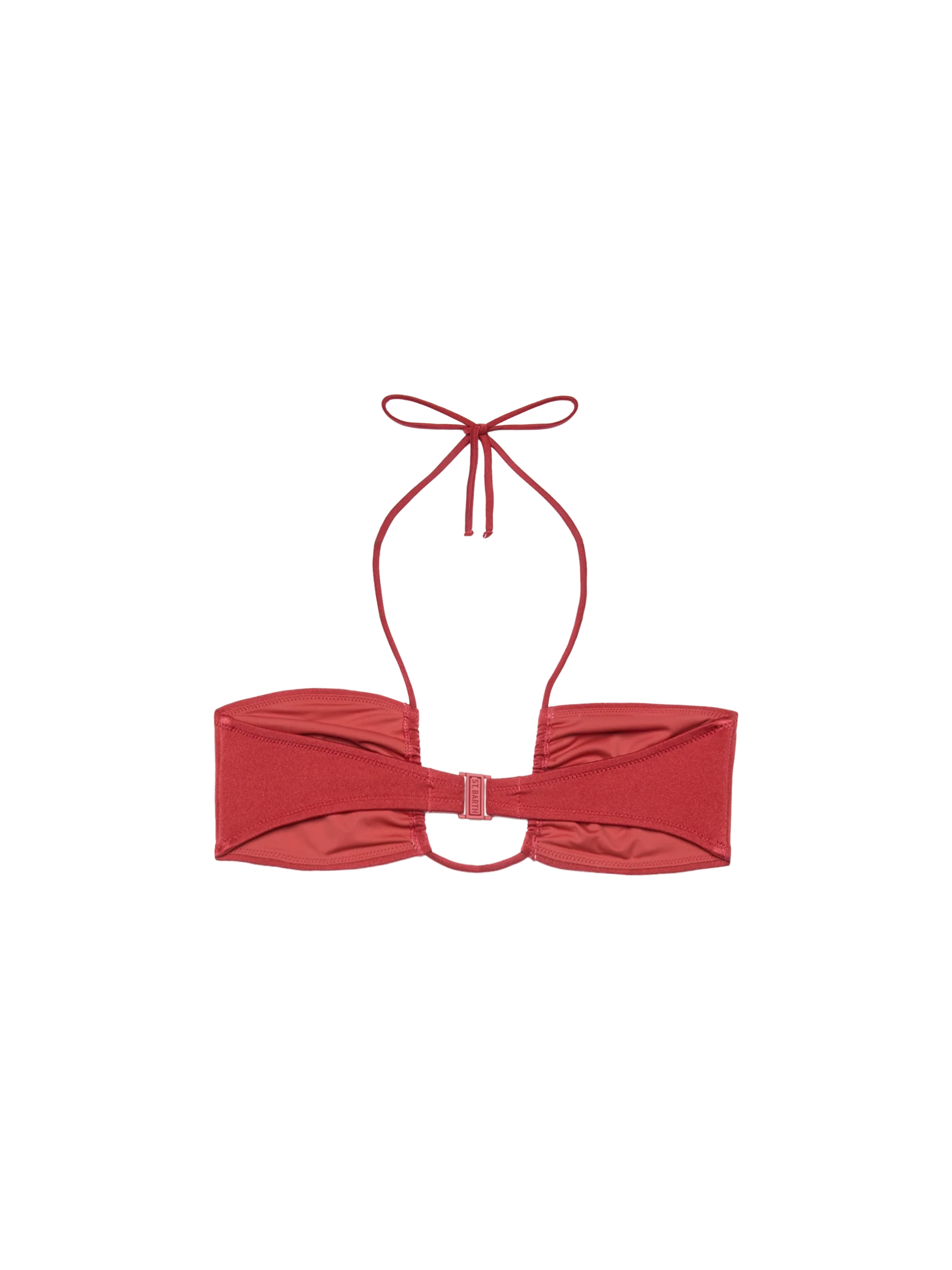 Dahlia top a fascia rosso mattone shimmer - Image 2