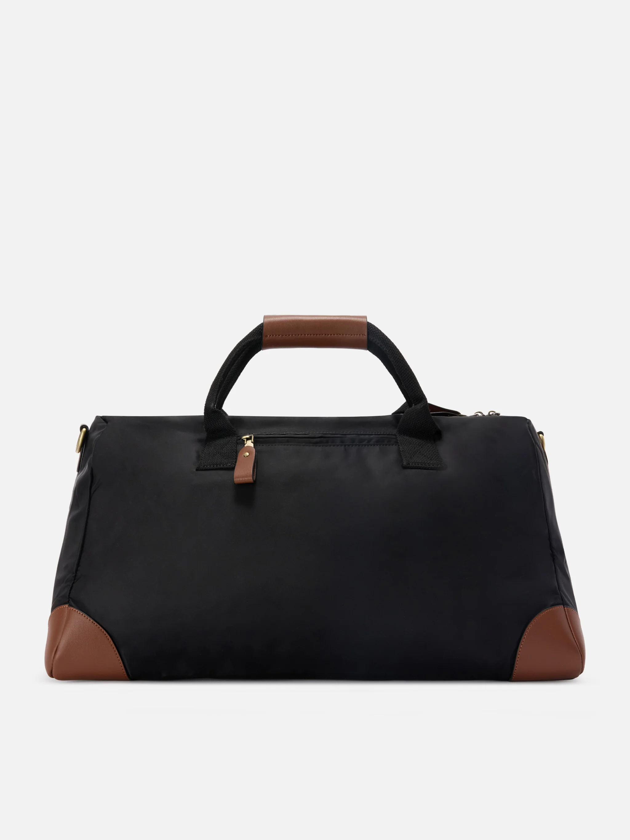 Borsone Daily in nylon nero con logo ricamato - Image 3