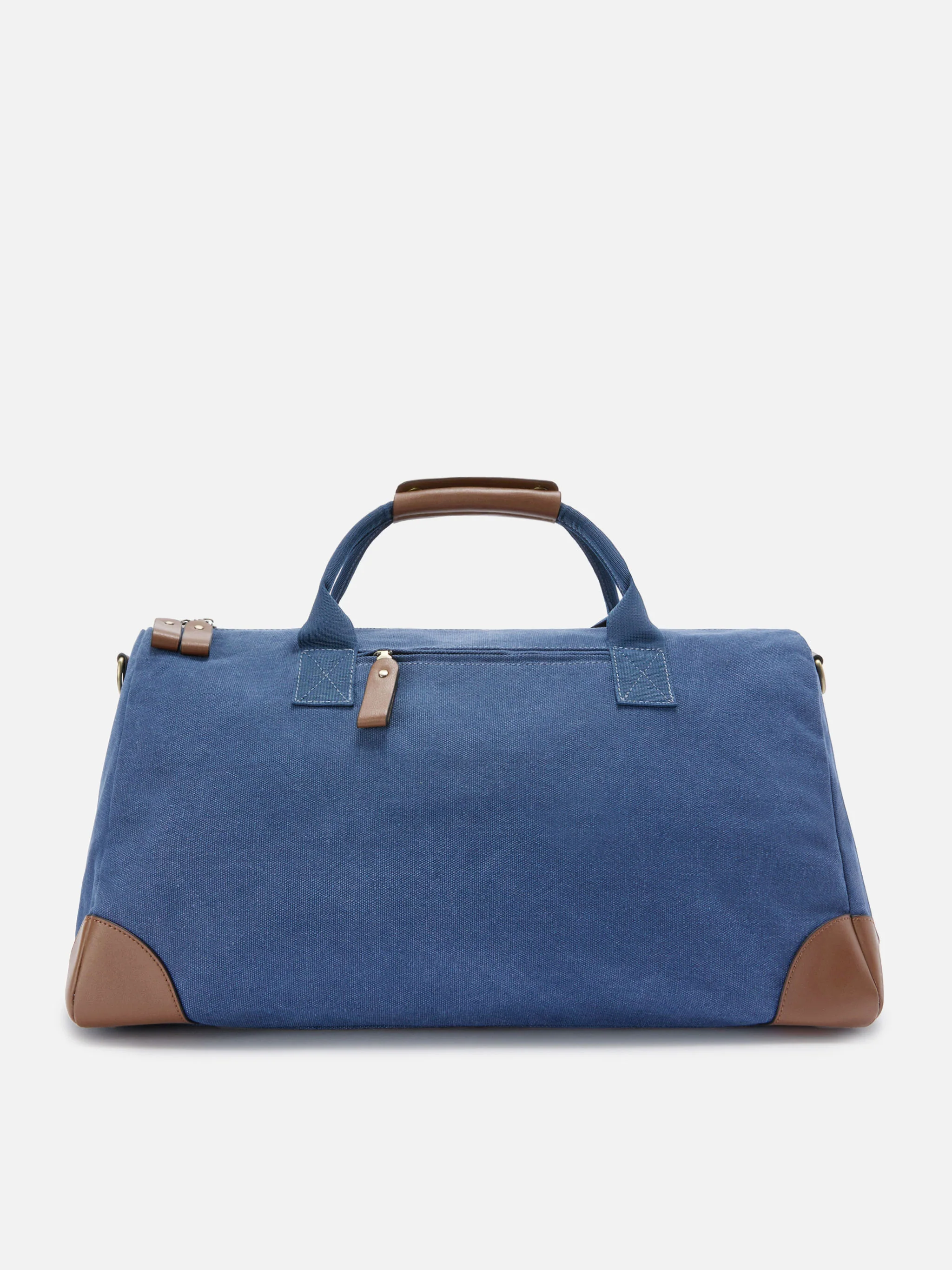 Borsone Daily in misto cotone navy con logo ricamato - Image 4