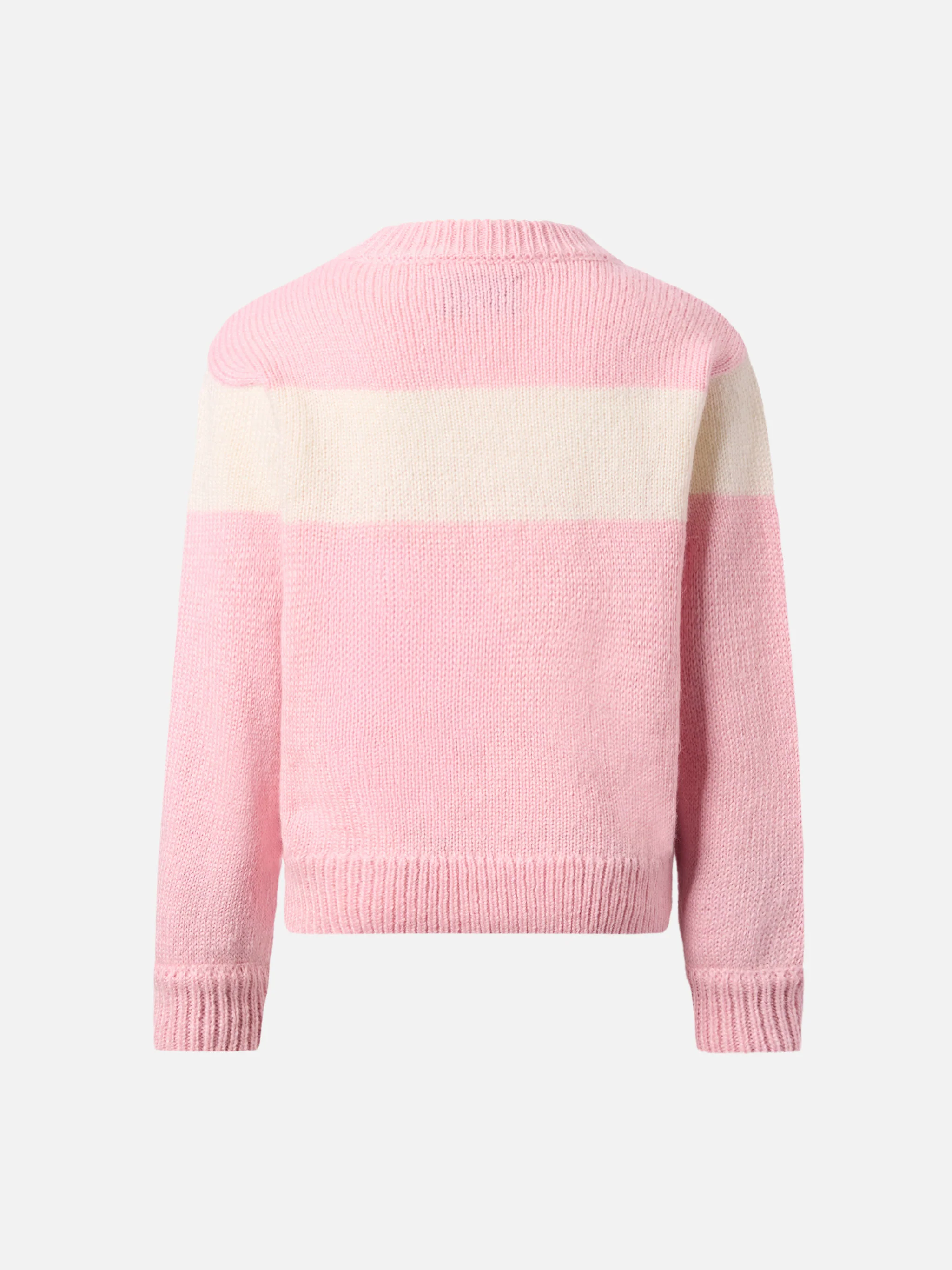 Maglione  Danya Jr in misto alpaca con jacquard lurex St. Barth  - Image 4