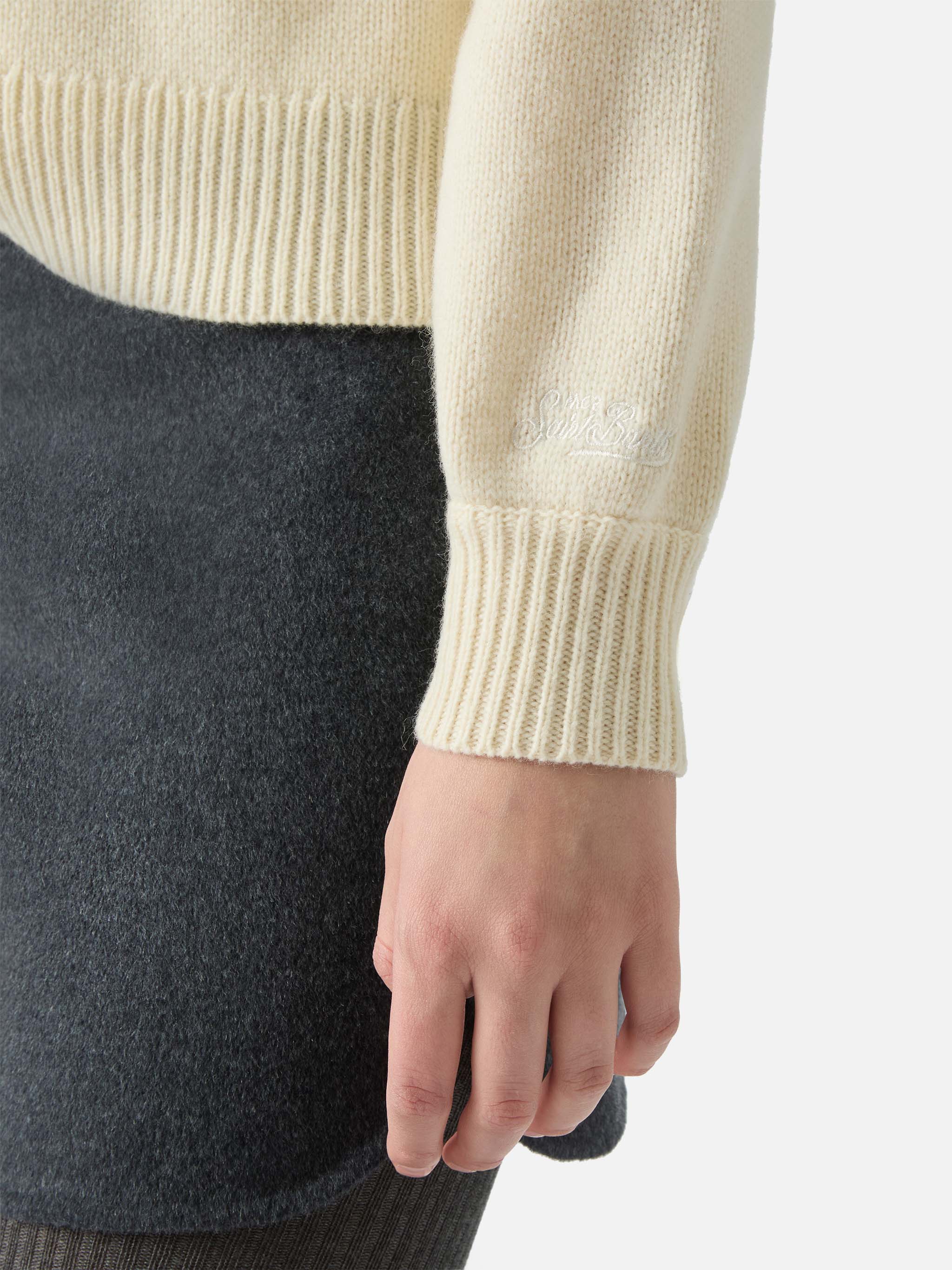 Maglione Danya in misto lana con applicazione perle - Image 3
