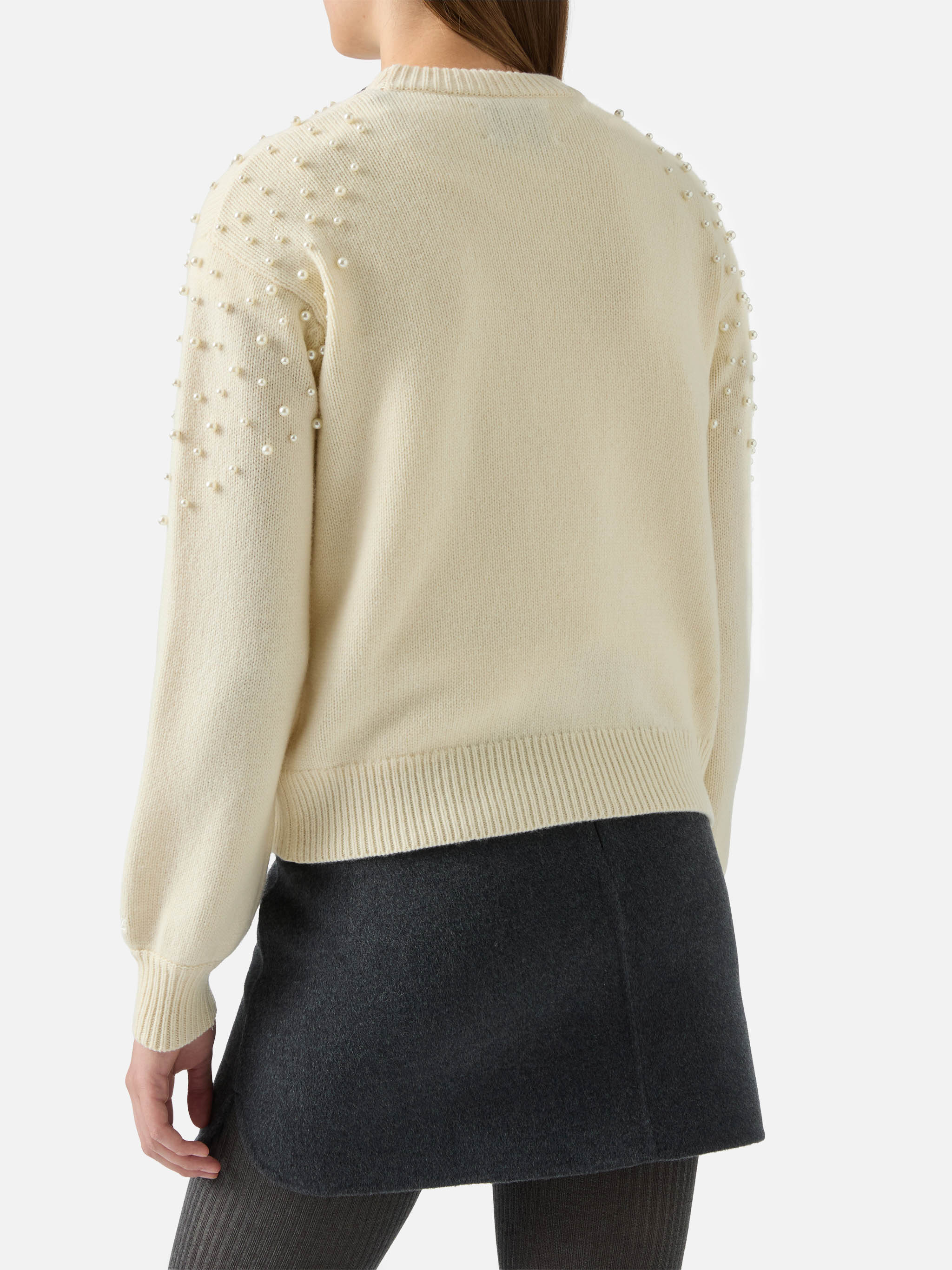 Maglione Danya in misto lana con applicazione perle - Image 4