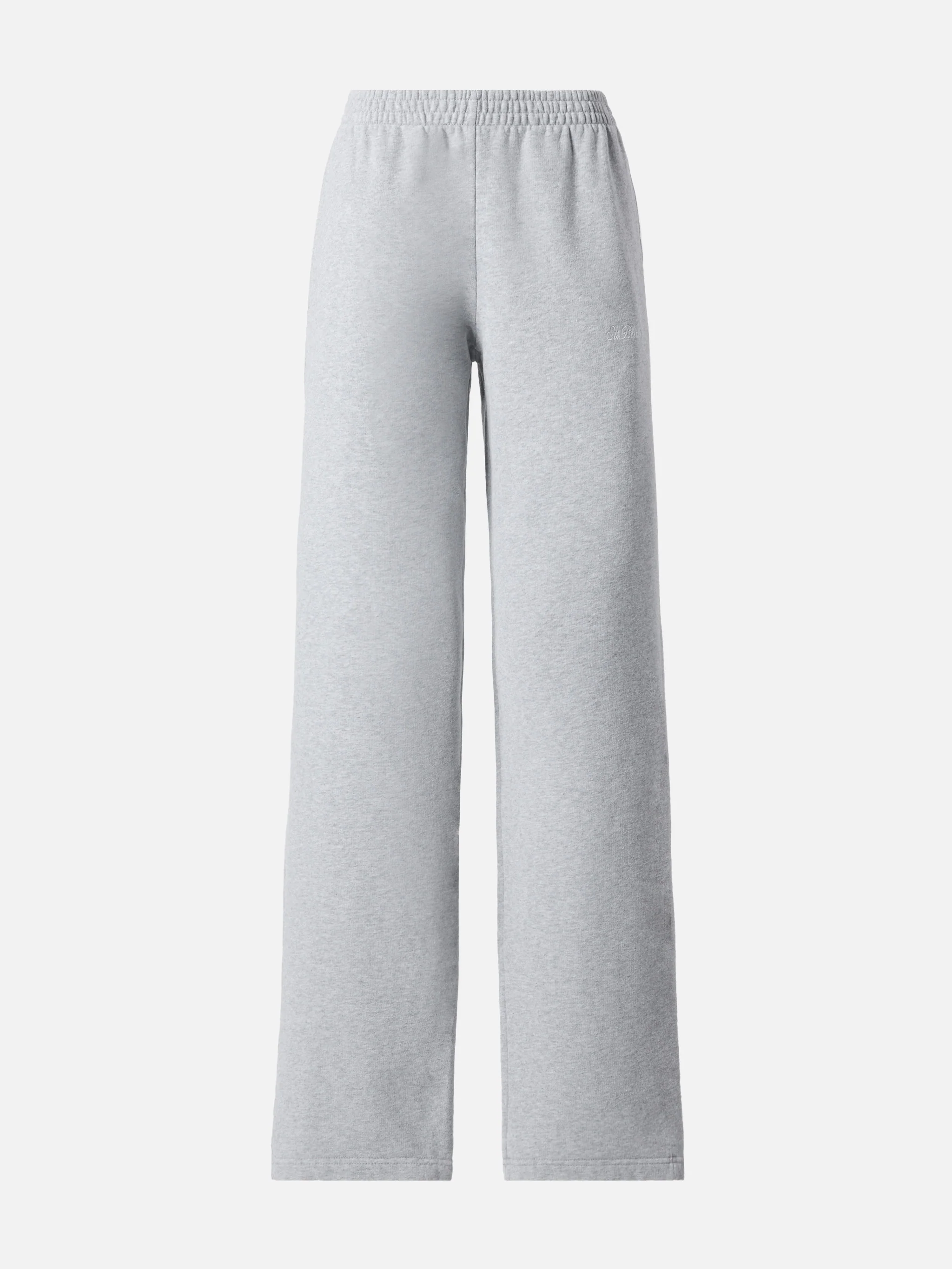 Joggers fondo dritto Deena grigio melange - Image 4