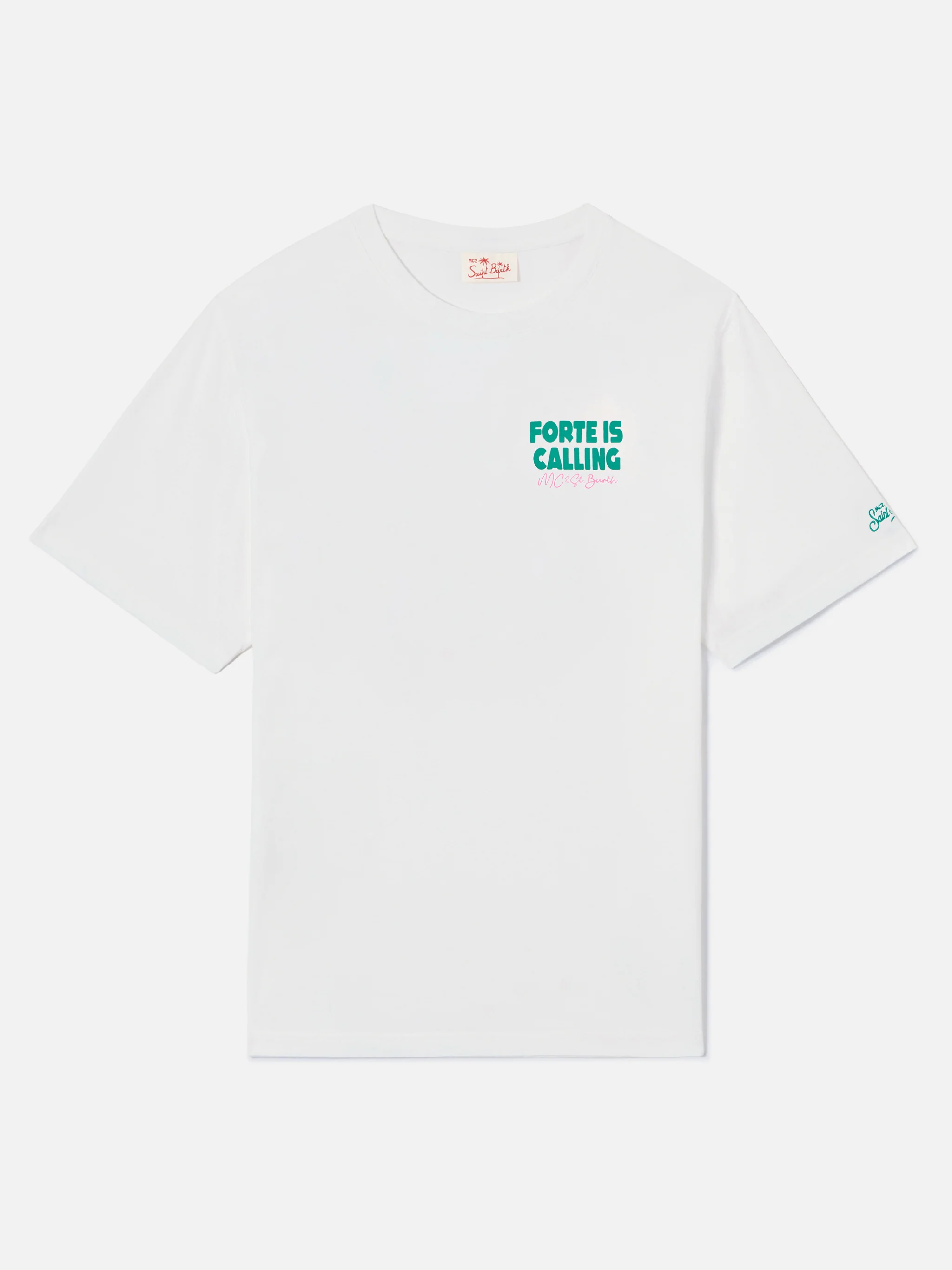 T-shirt Delmar con stampa Forte Is Calling e maxi grafica sul retro - Image 5