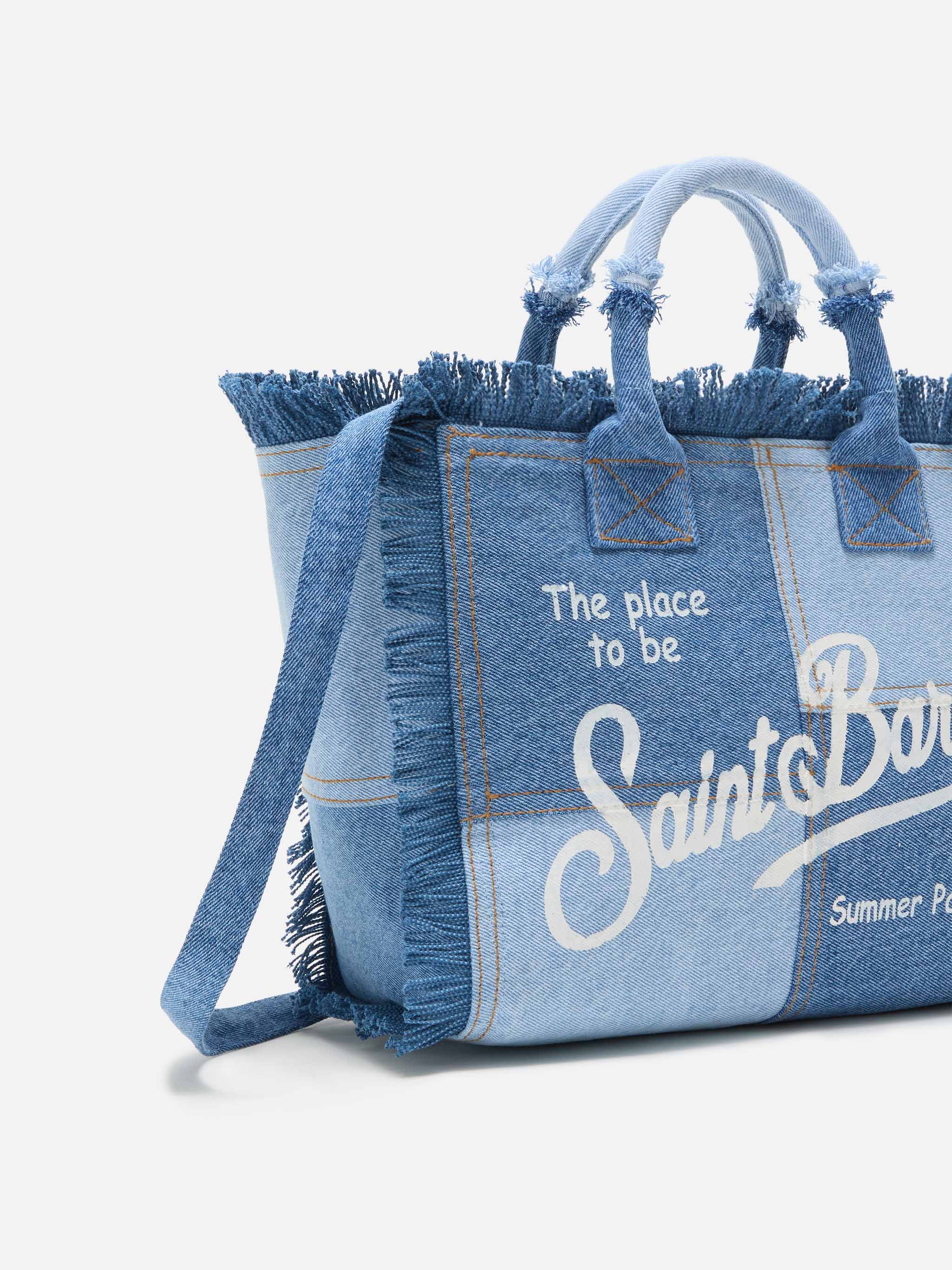 Borsa Colette in denim patchwork - Image 3