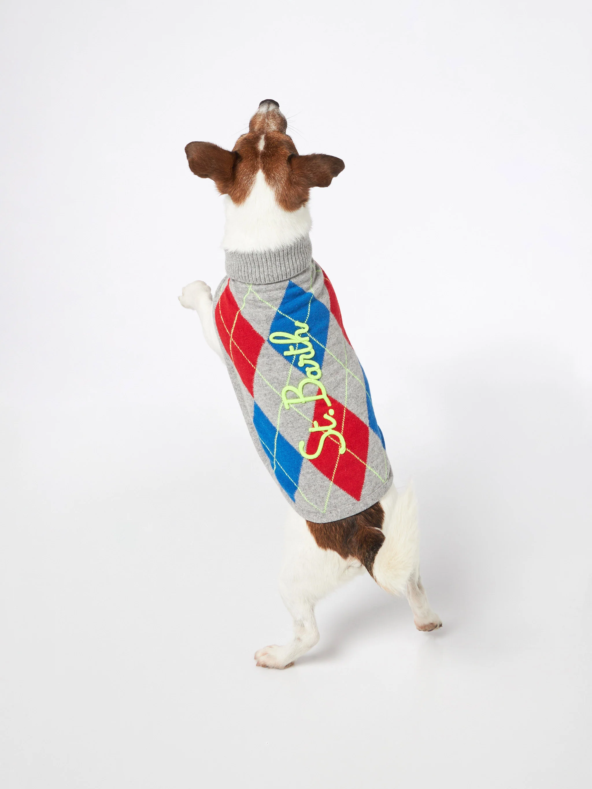 Maglioncino per cani con stampa Argyle - Image 4