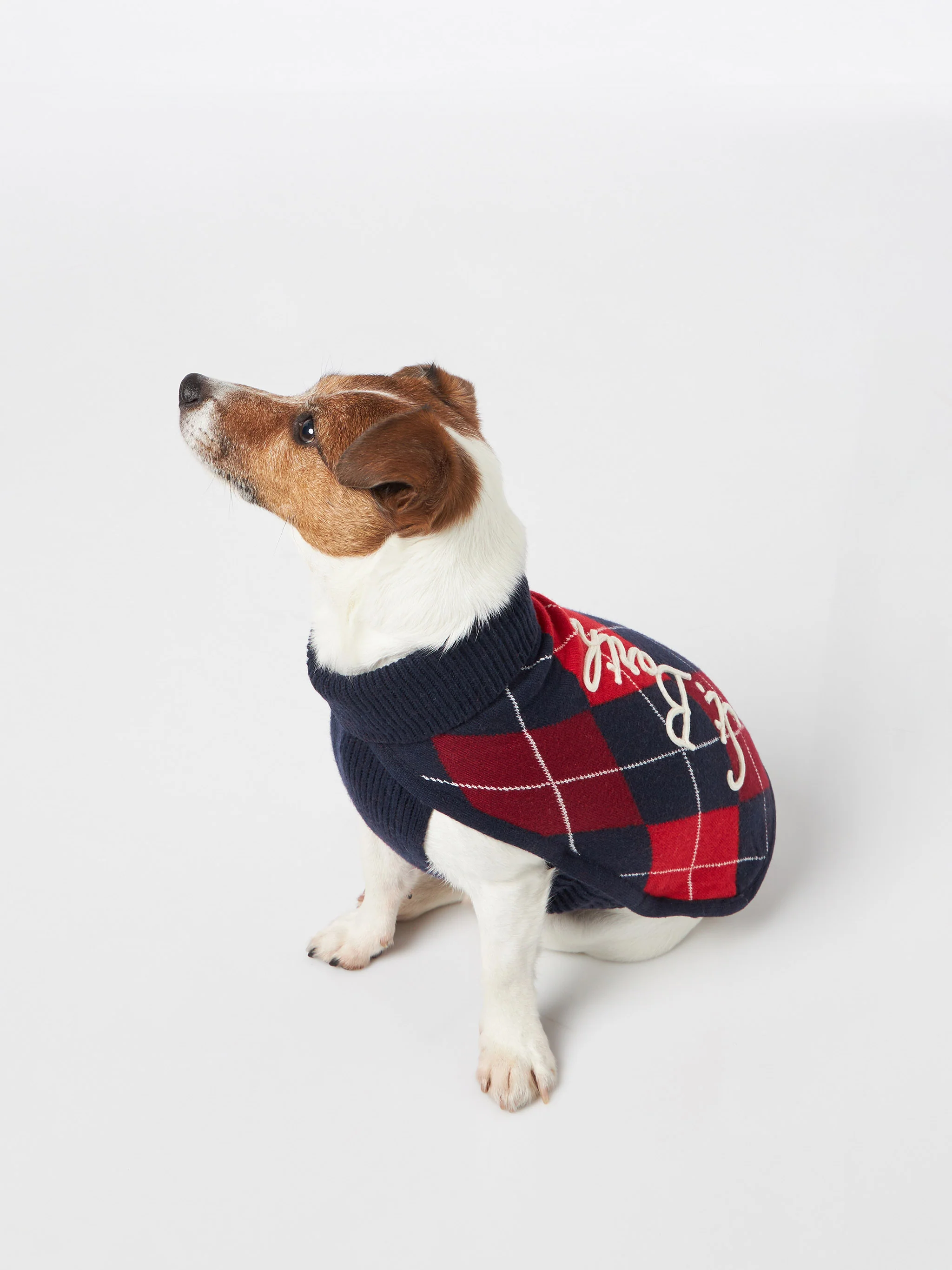 Maglioncino per cani con stampa Argyle - Image 2