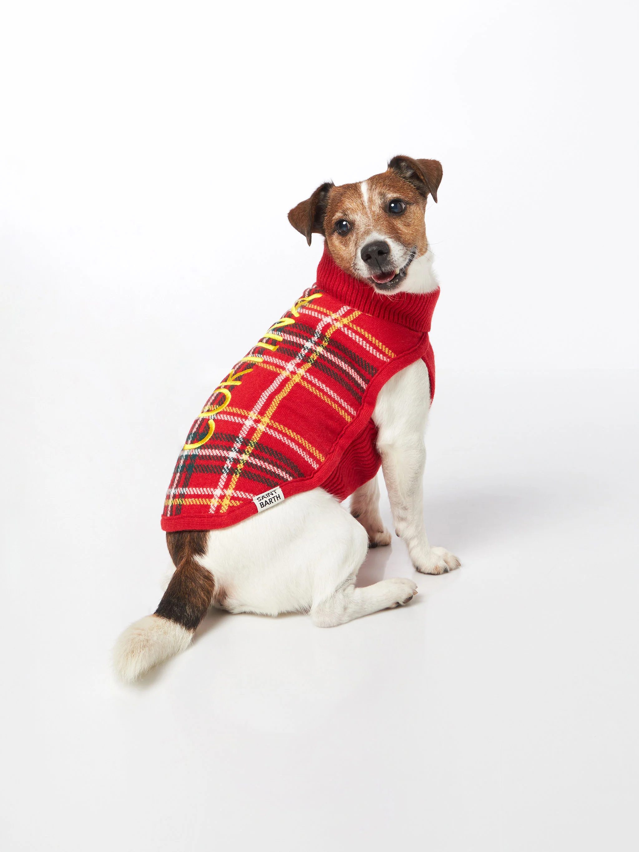 Maglioncino per cani con stampa Tartan - Image 3