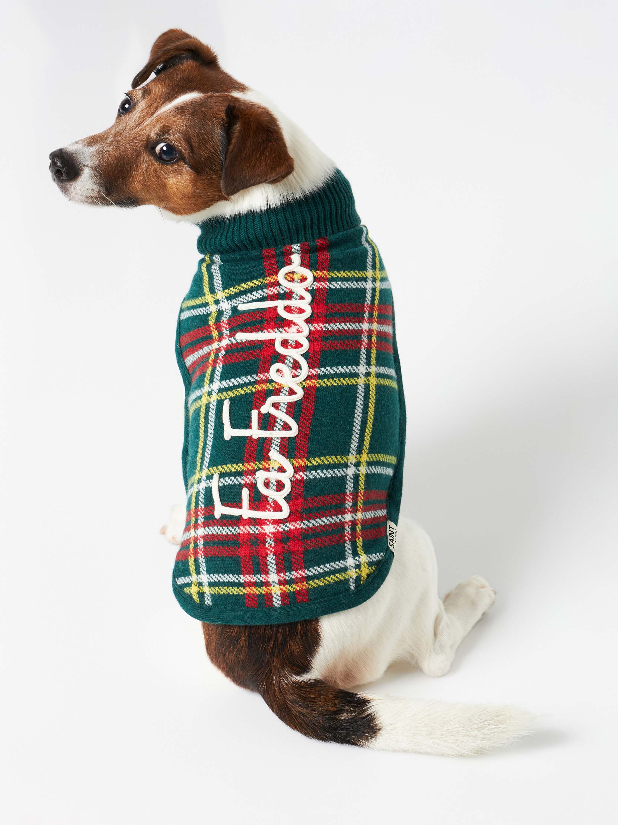 Maglioncino per cani con stampa Tartan - Image 2