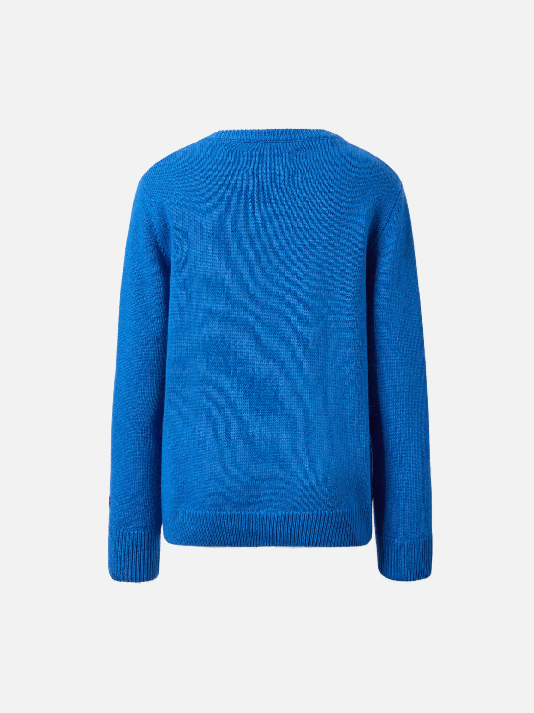 Girocollo Douglas in misto cashmere con jaquard Bello e Tremendo - Image 4