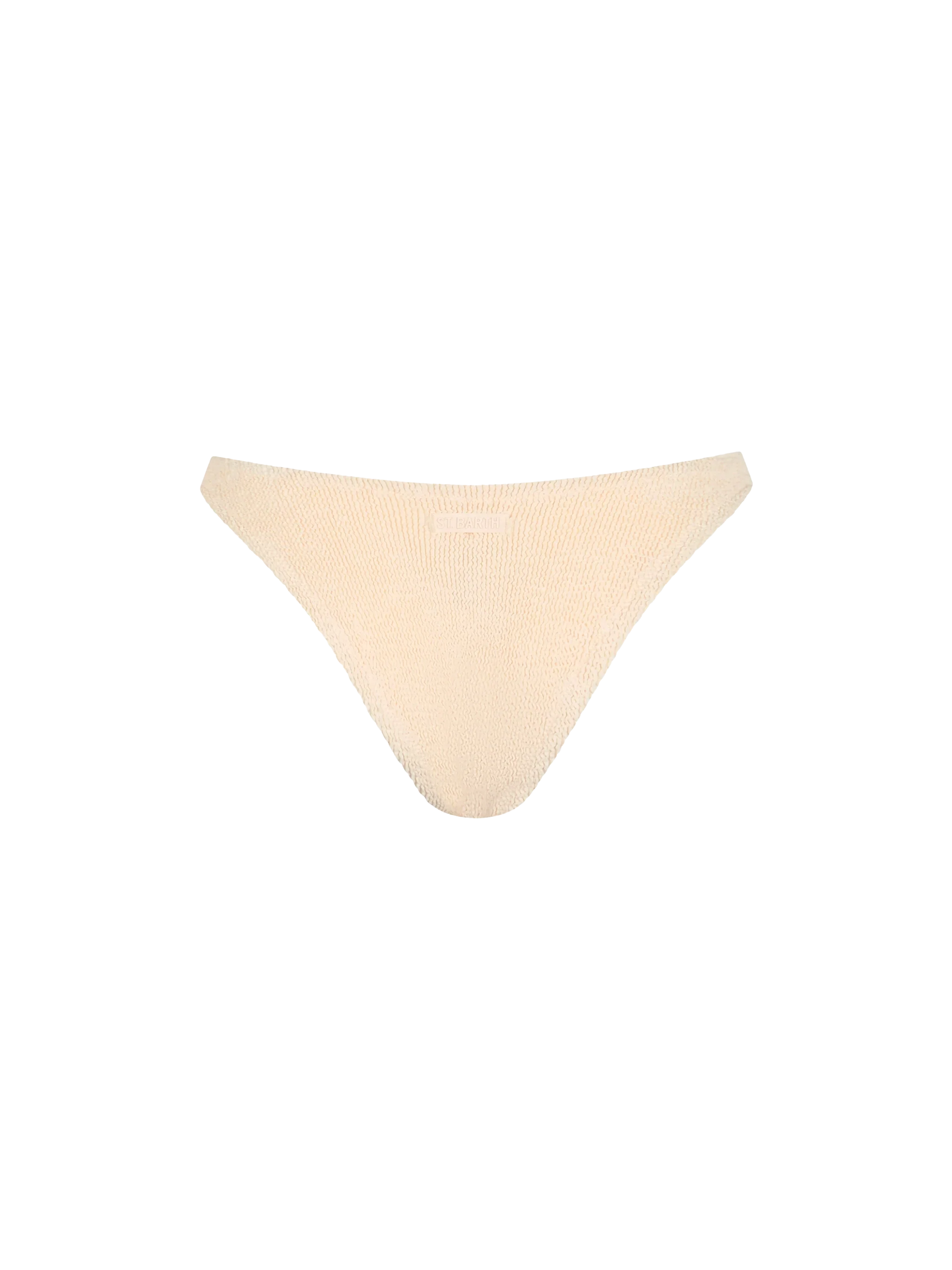 Elise slip mare classico in crinkle beige - Image 2