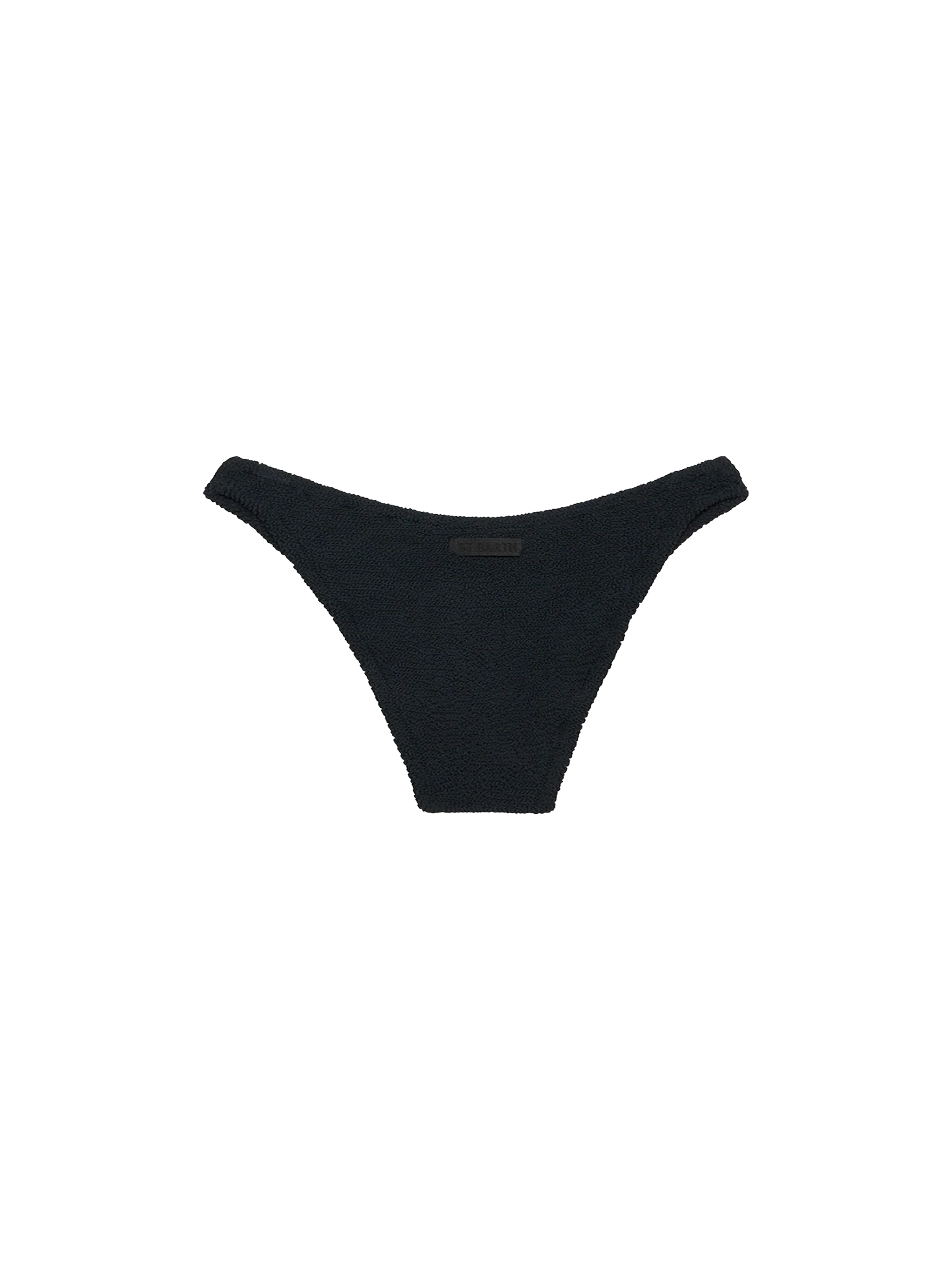 Elise slip mare classico in crinkle nero - Image 2