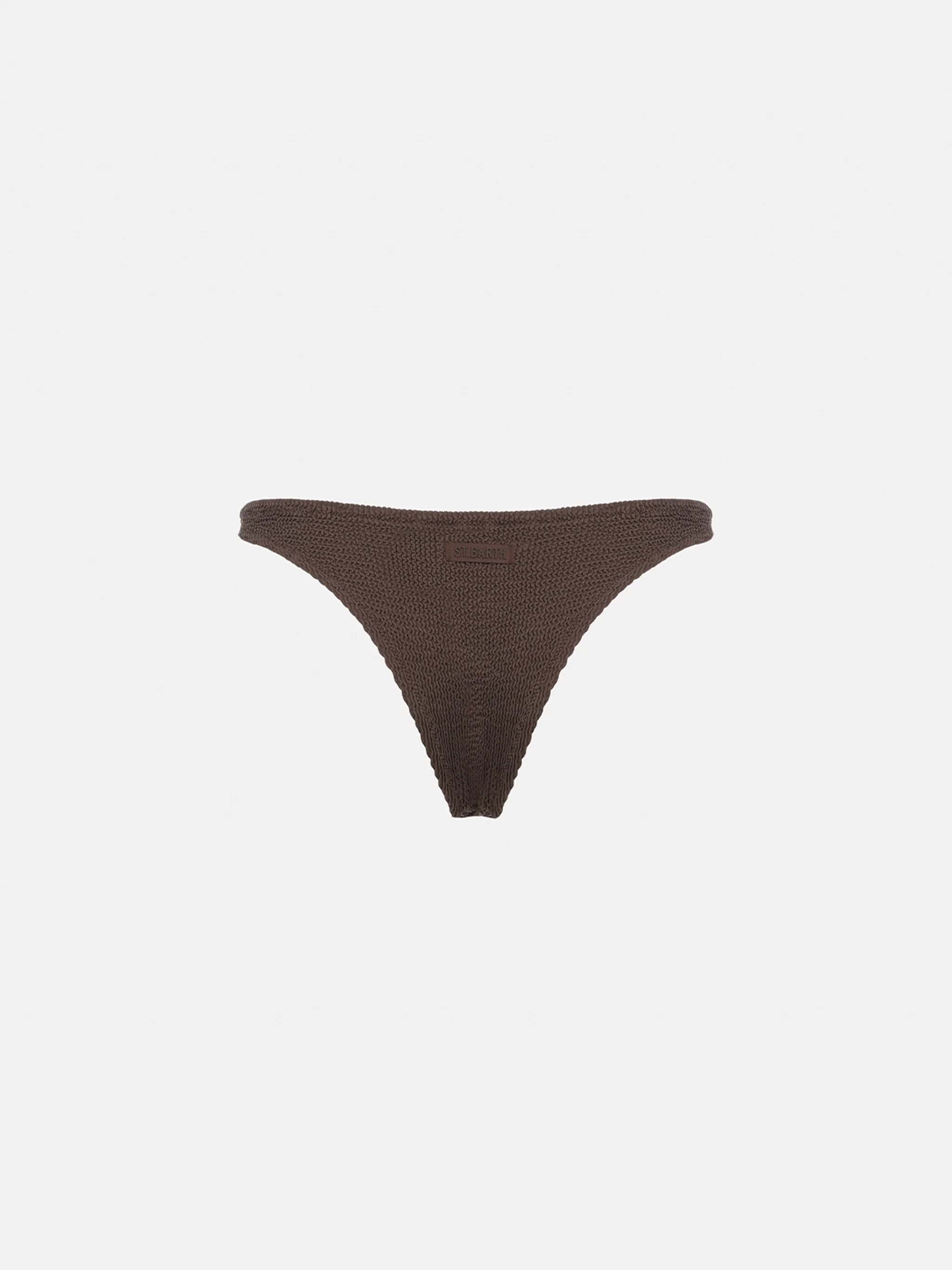 Elise slip mare classico in crinkle marrone - Image 2
