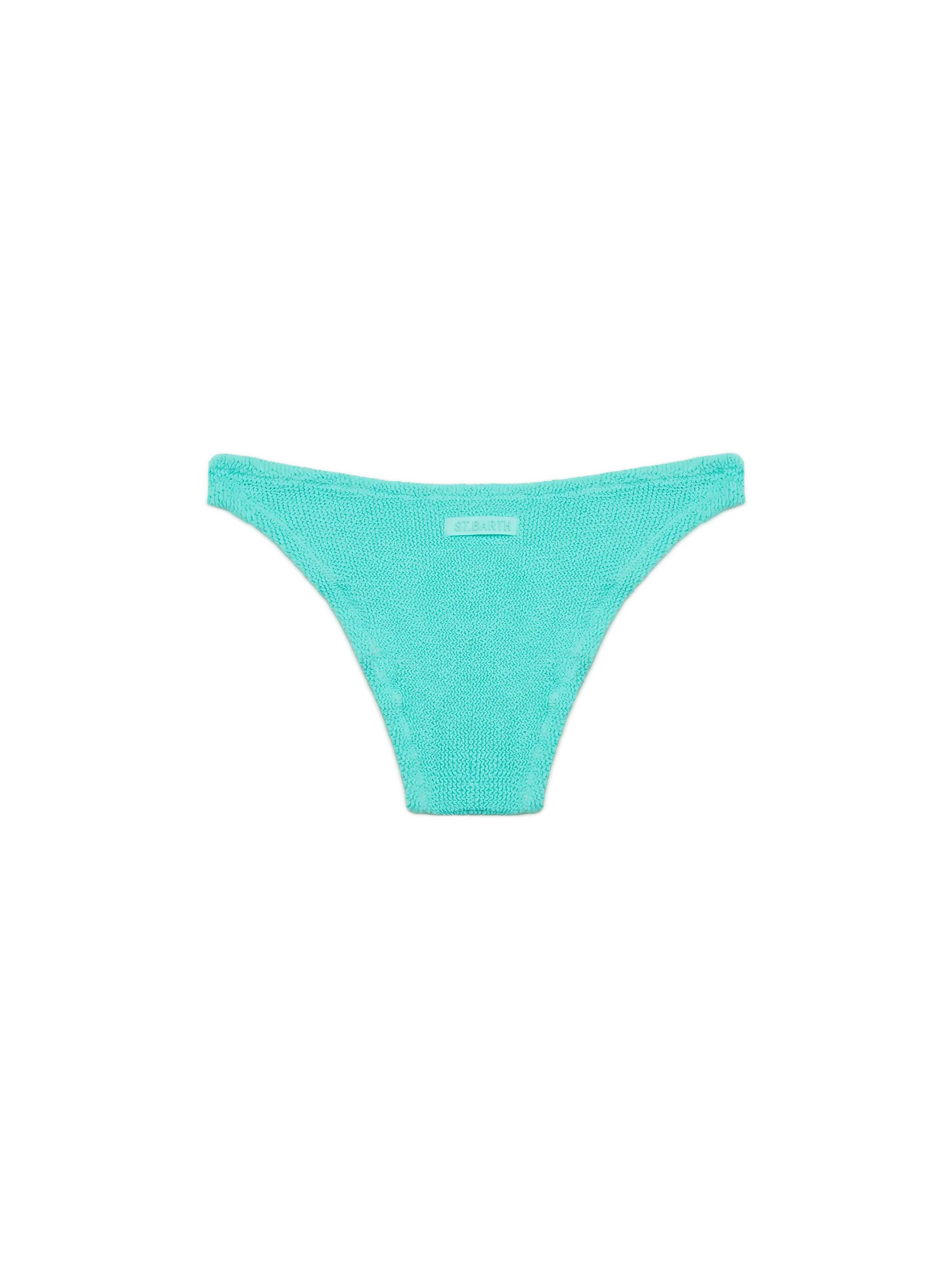 Elise slip mare classico in crinkle verde acqua - Image 2