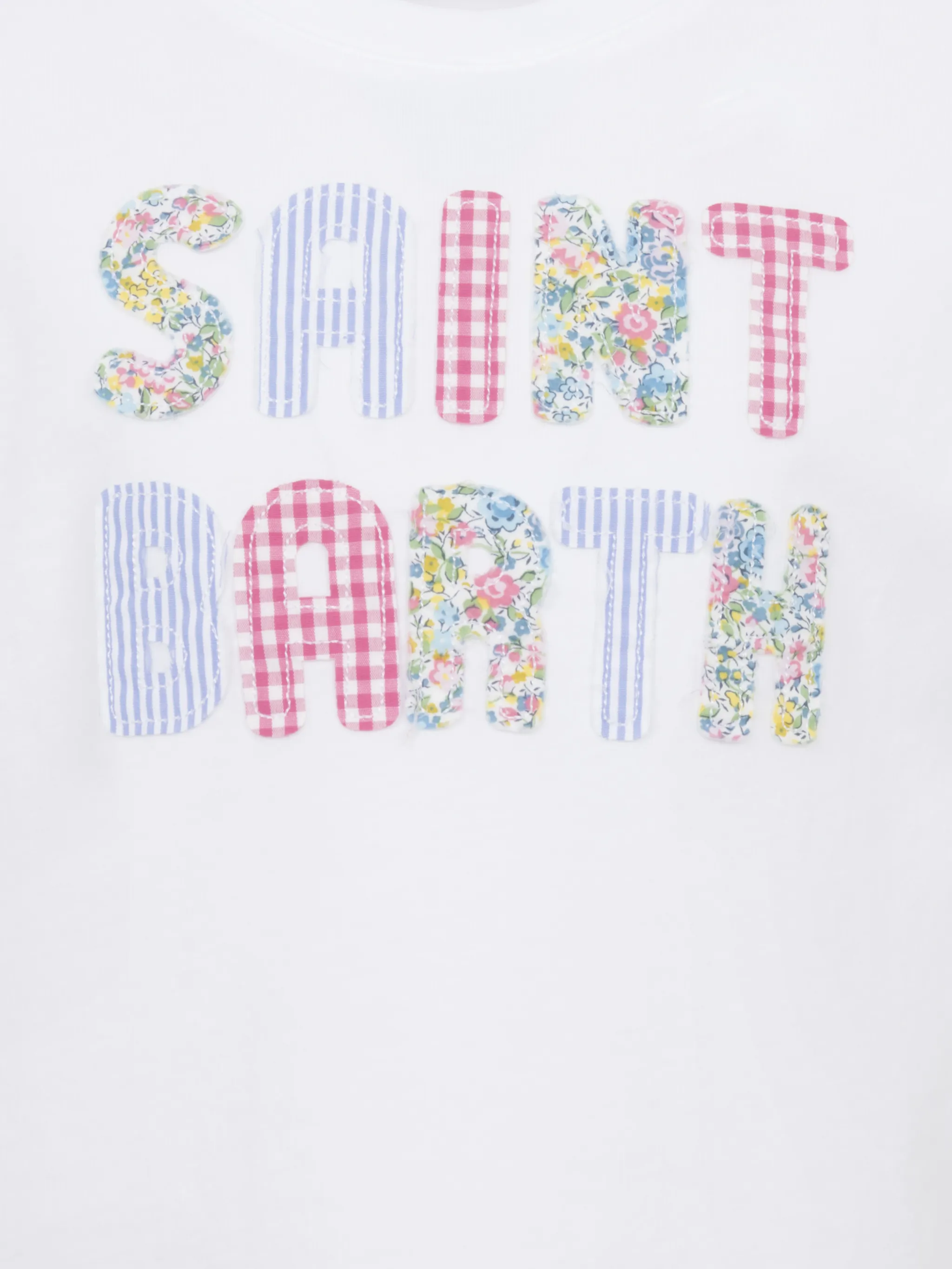 T-shirt Elly in cotone con patch Saint Barth - Image 3