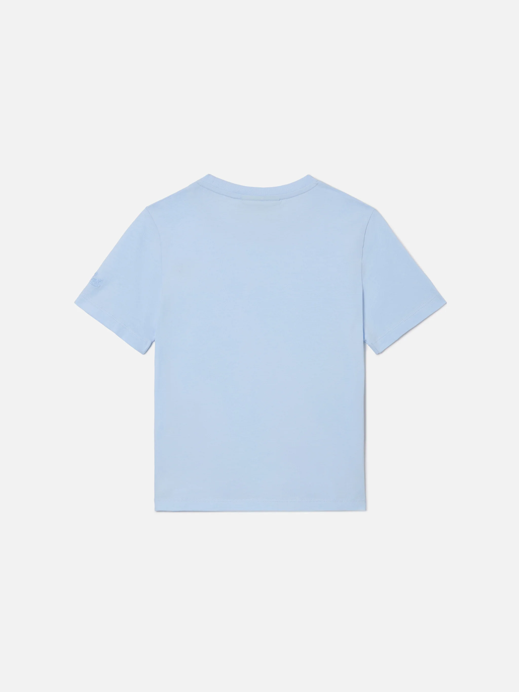 T-shirt Elly azzurra con ricamo Viziata da papà - Image 3