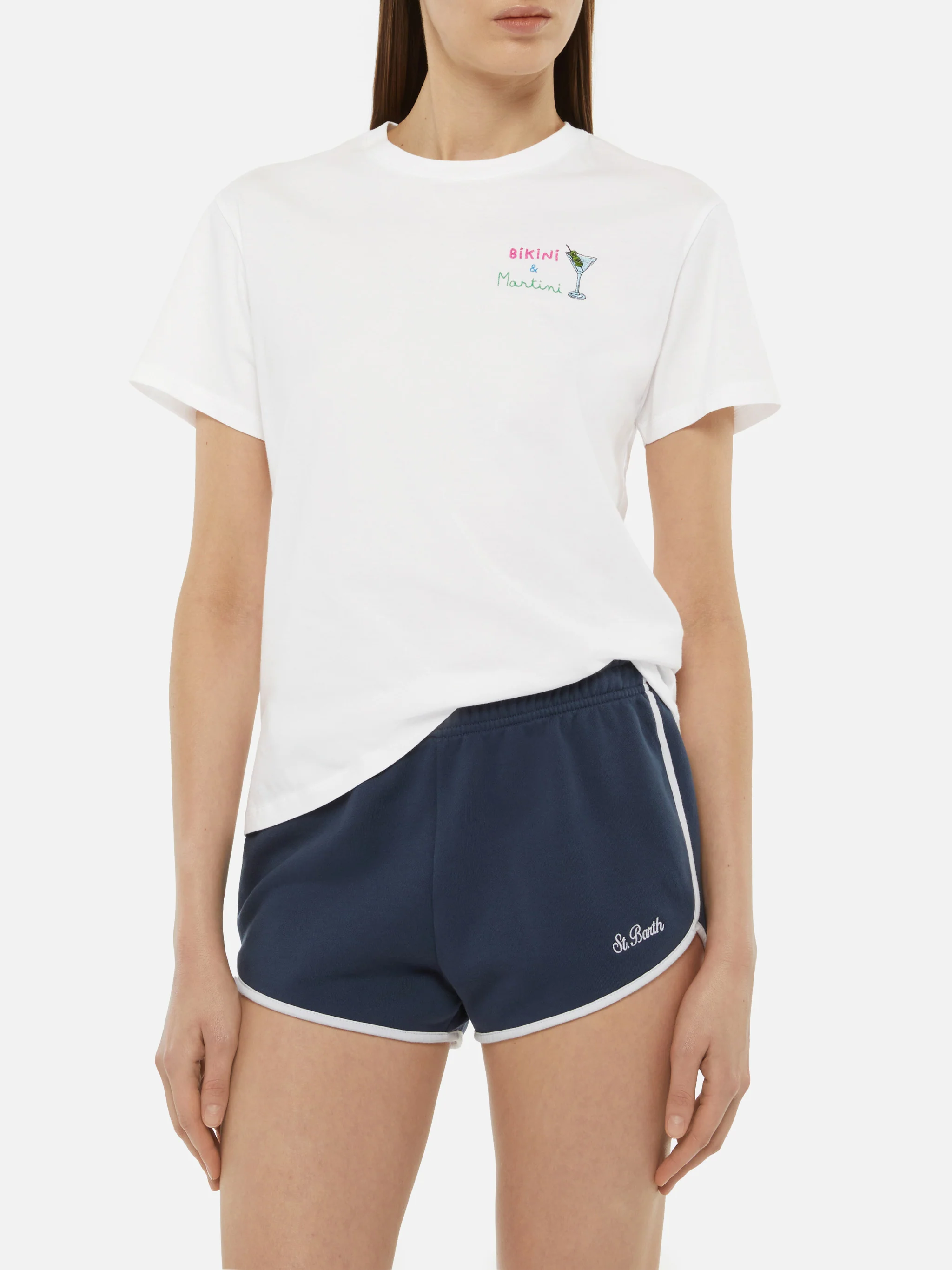 T-shirt Emilie in cotone con ricamo Bikini & Martini - Image 3